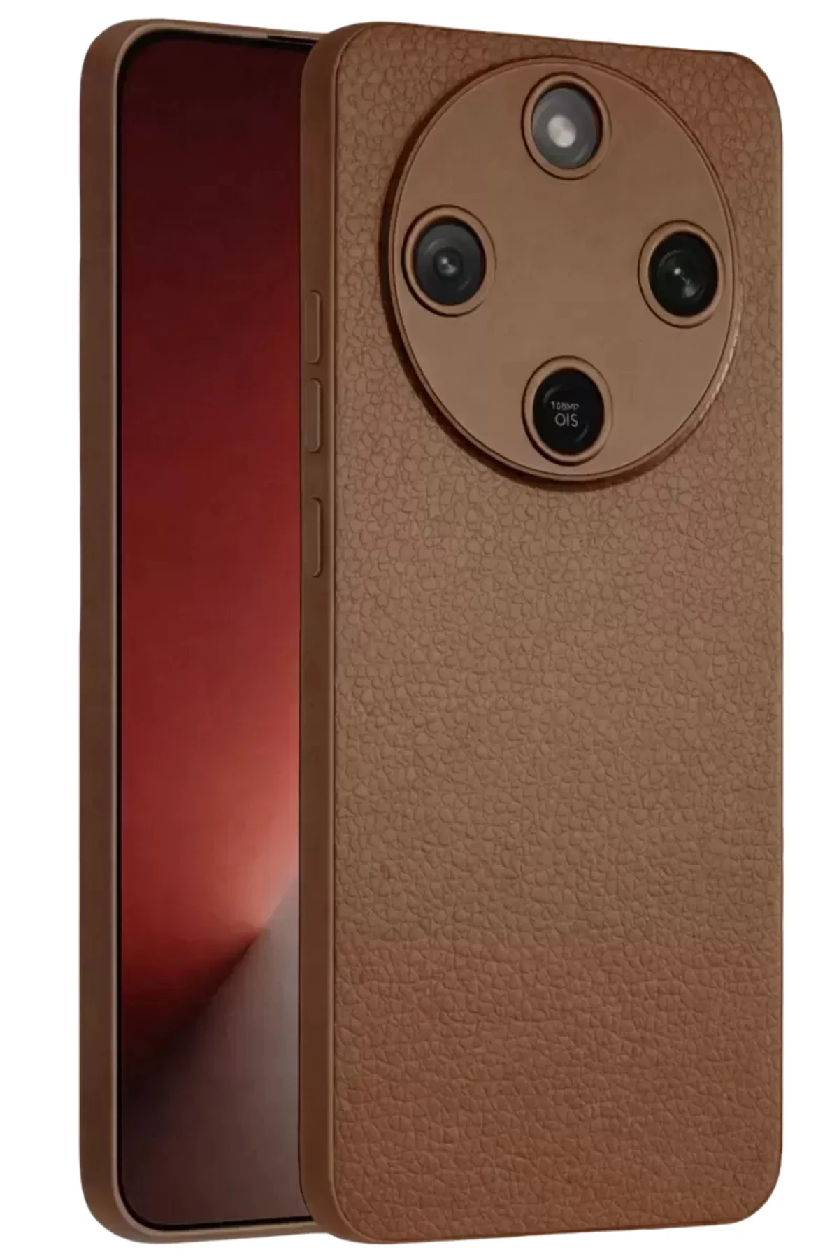 Newface Huawei Honor Magic 8 Lite Thermax Silikon Kılıf - Kahverengi