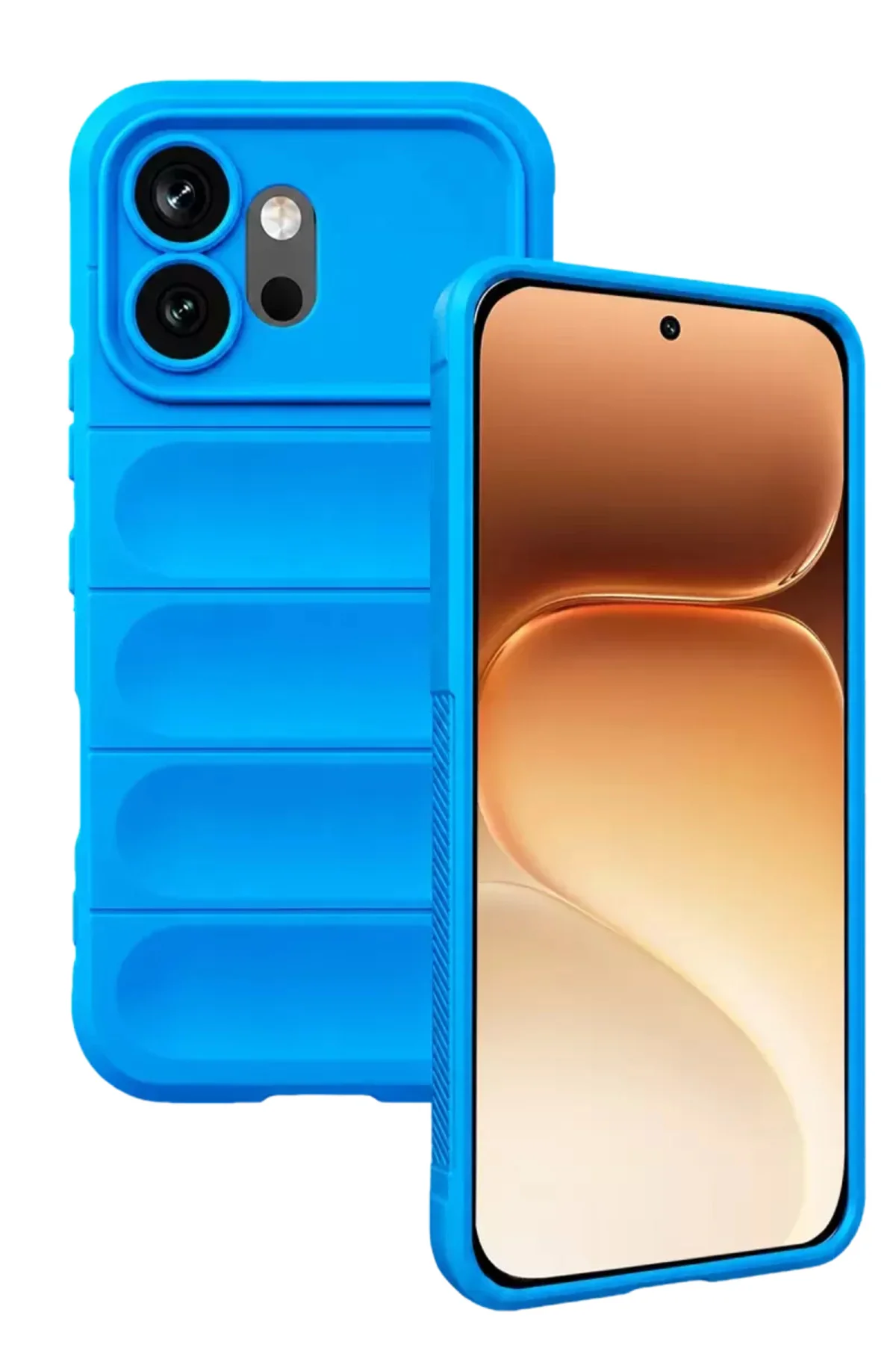 Newface Huawei Honor 600 Optimum Silikon - Sky Blue