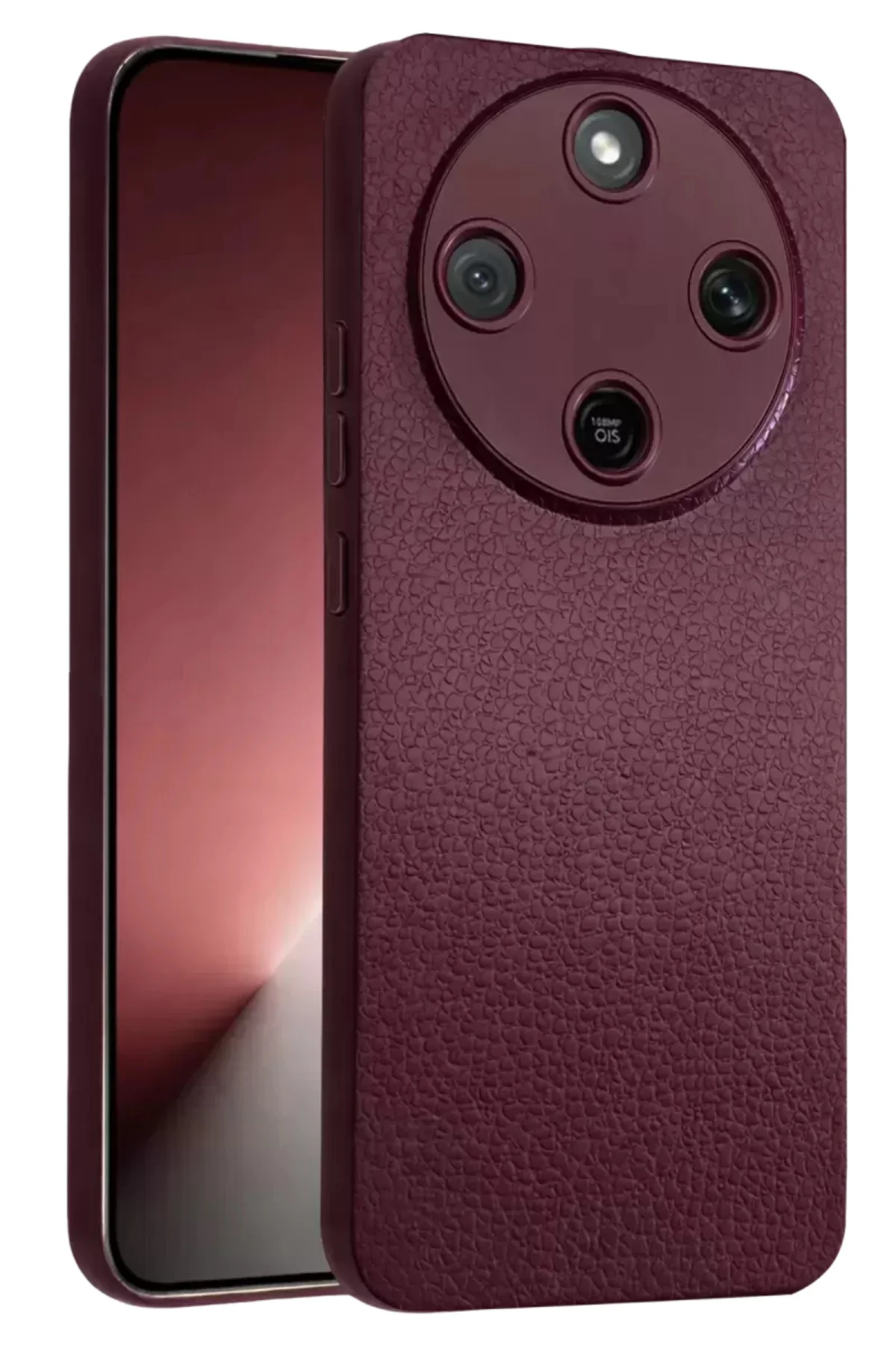 Newface Huawei Honor Magic 8 Lite Thermax Silikon Kılıf - Bordo