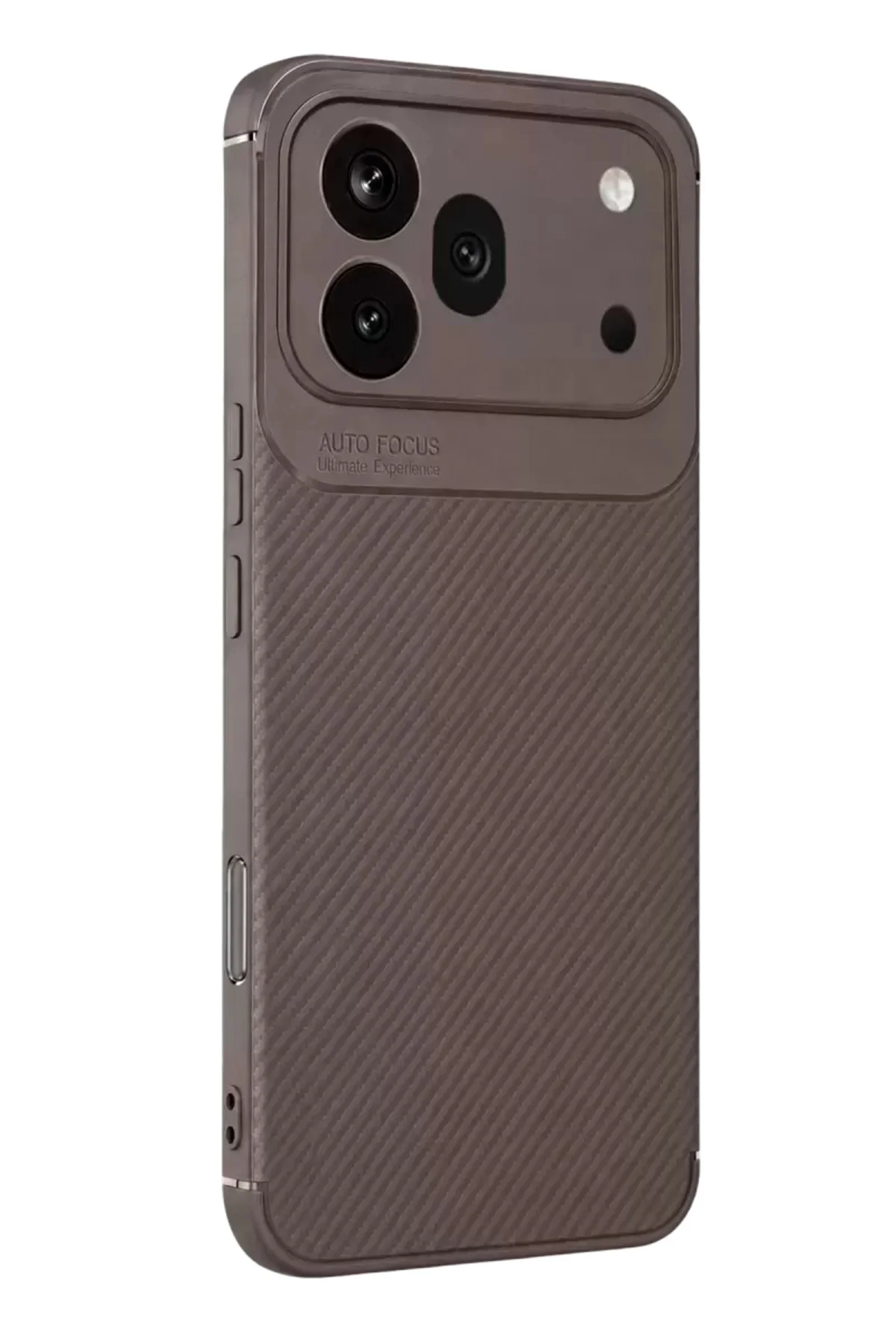 Newface Huawei Honor 600 Pro Auto Focus Karbon Kapak - Gri