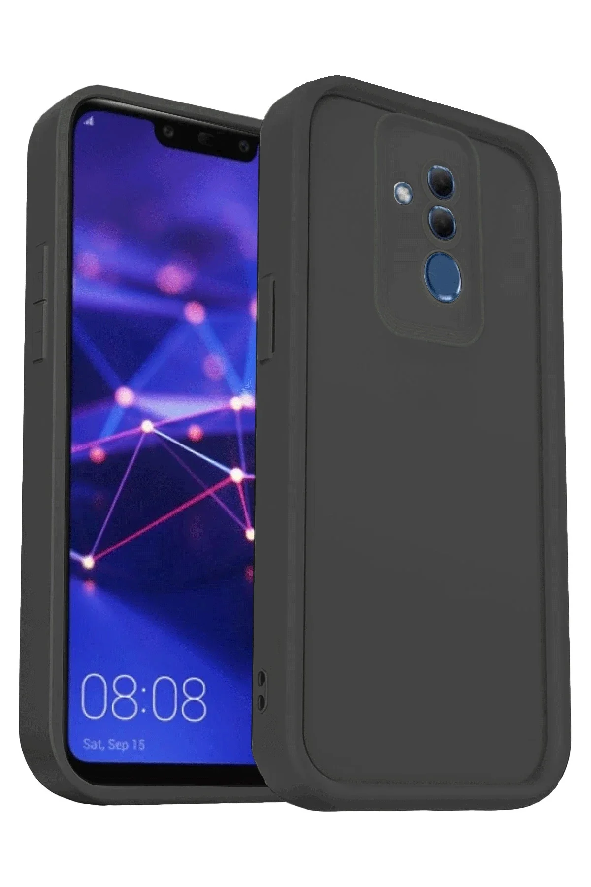 Newface Huawei Mate 20 Lite Kılıf Viera Silikon - Siyah