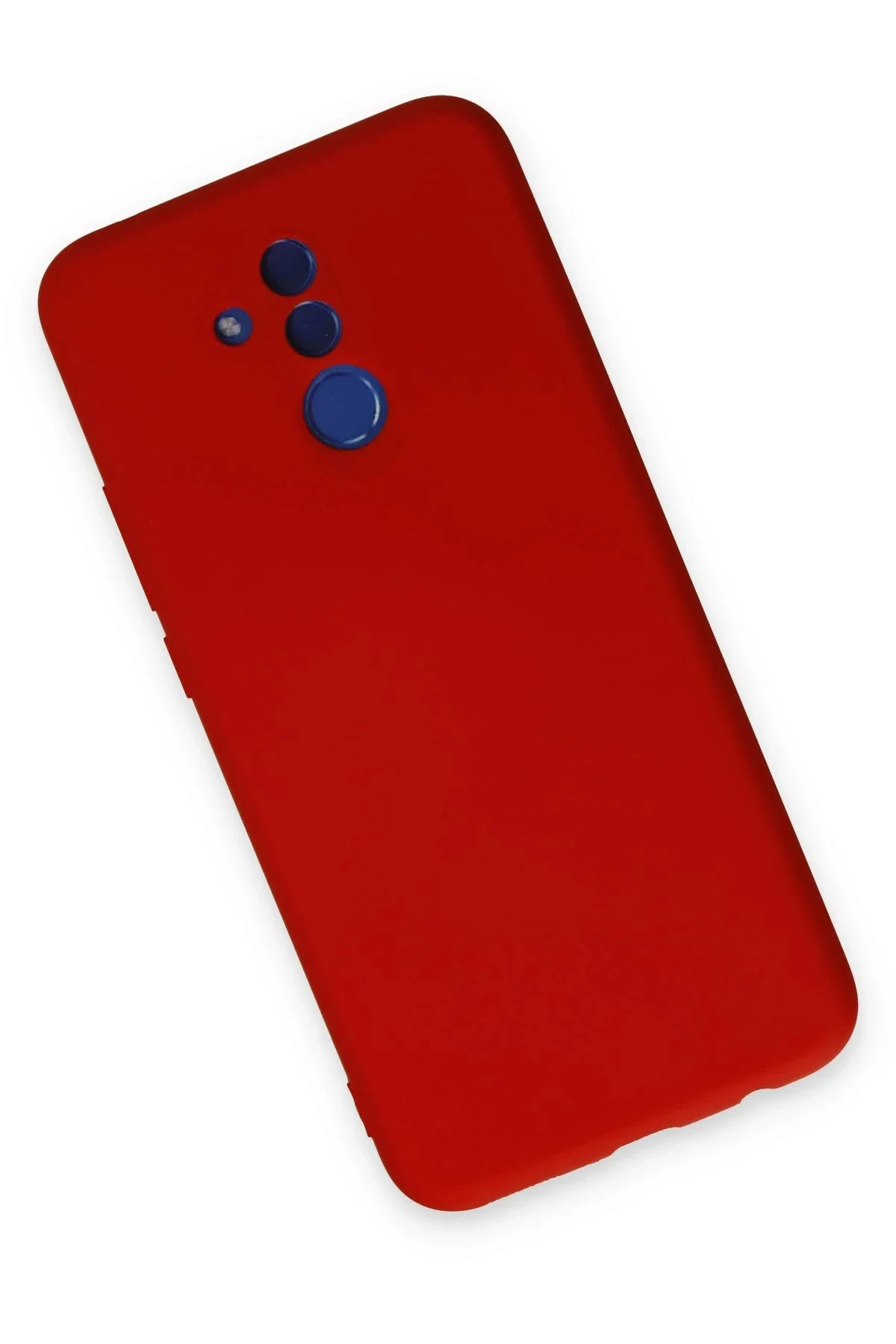 Newface Huawei Mate 20 Lite Kılıf Nano İçi Kadife Silikon - Kırmı