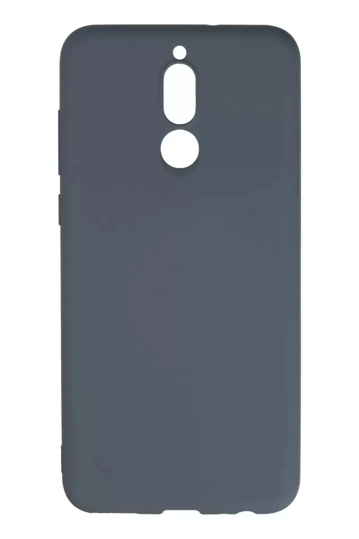 Newface Huawei Mate 10 Lite Kılıf Nano İçi Kadife Silikon - Gri