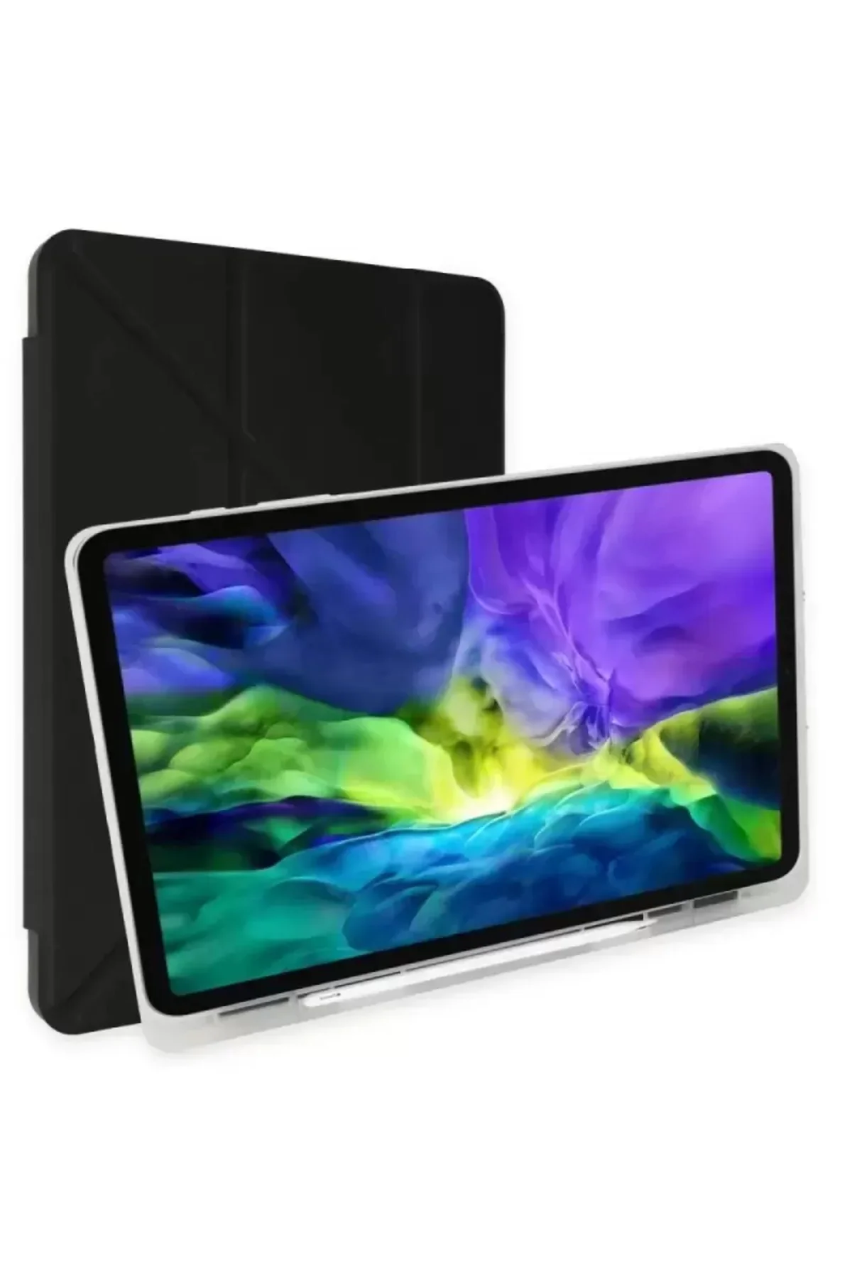 Newface Huawei Matepad Se Kılıf Kalemlikli Mars Tablet Kılıfı - Siyah