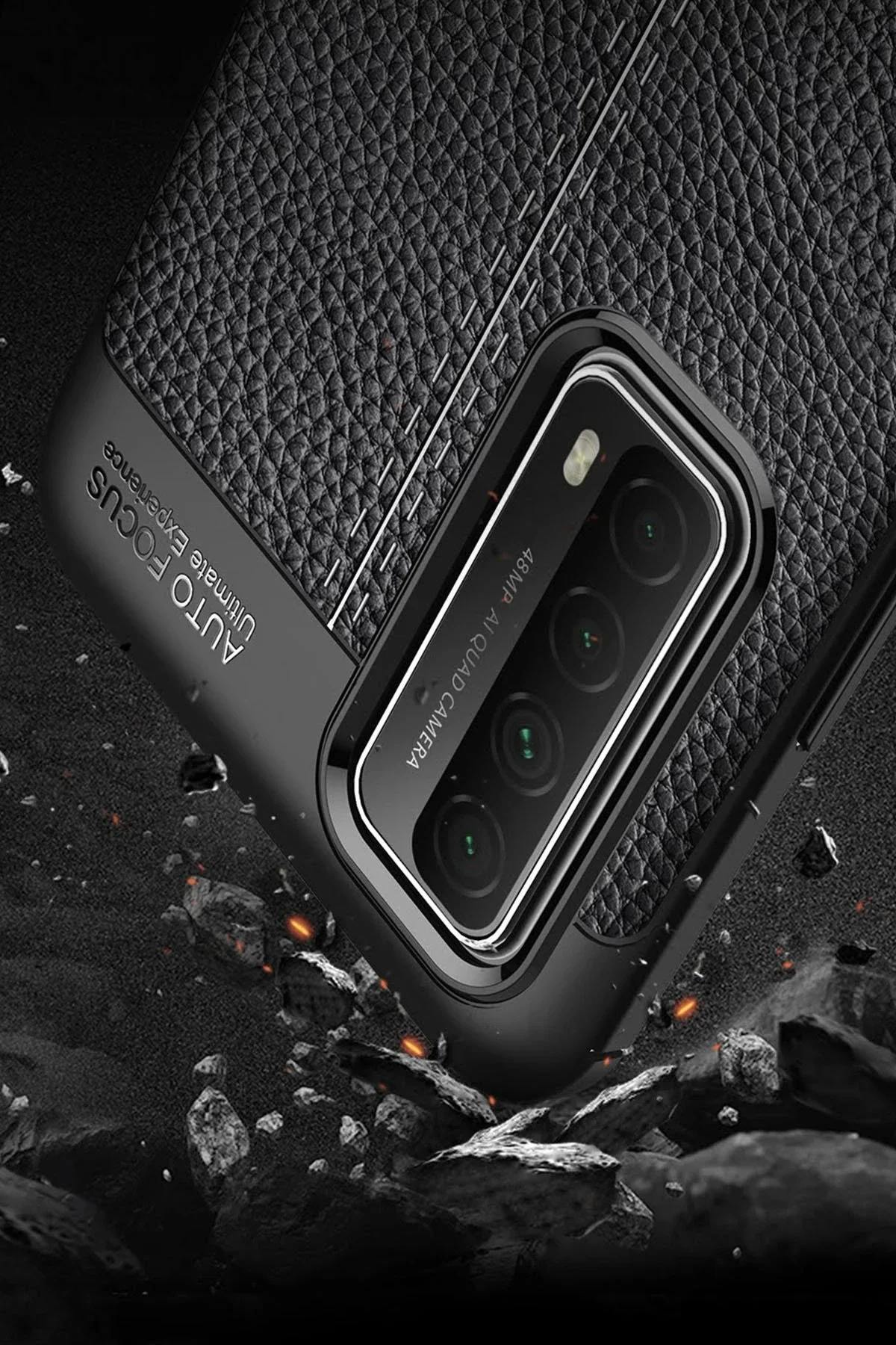 Newface Huawei P Smart 2021 Kılıf Auto Focus Kapak - Kırmızı