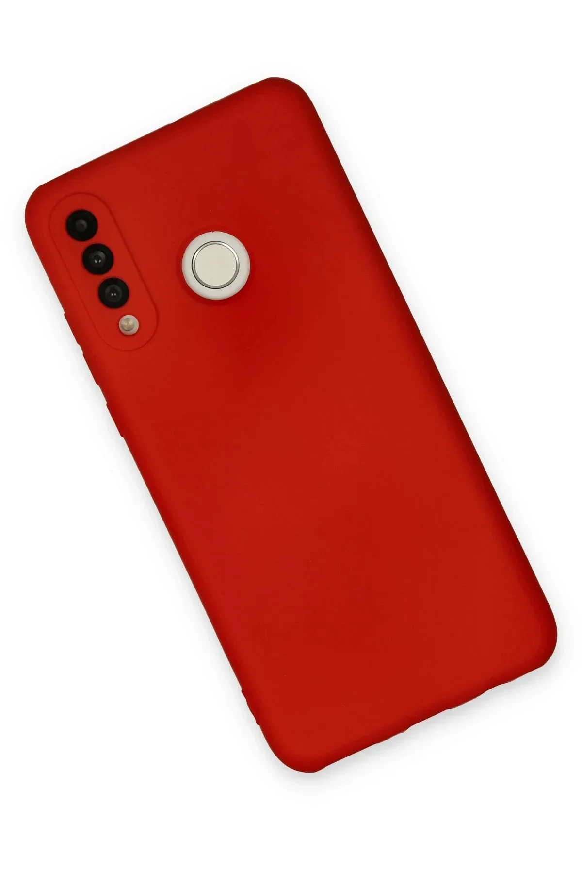 Newface Huawei P30 Lite Kılıf Nano İçi Kadife Silikon - Kırmızı