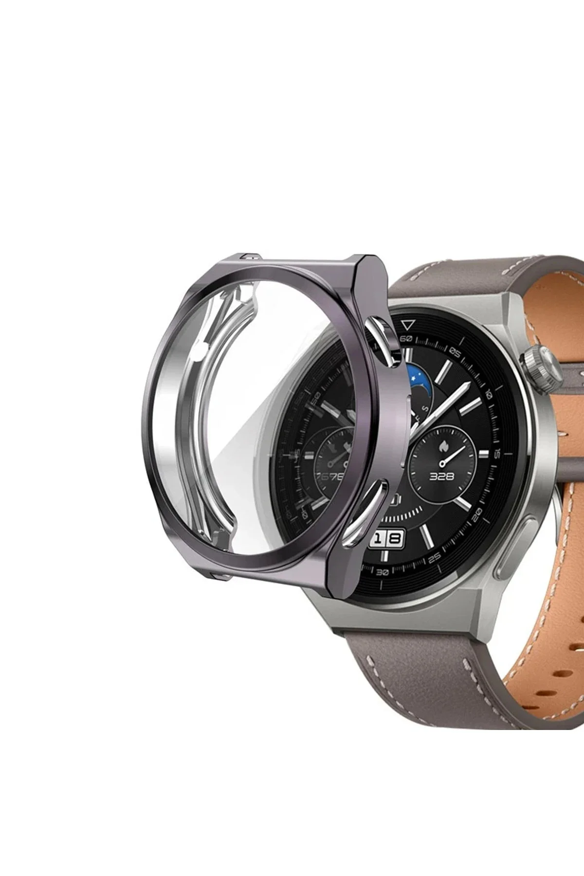 Newface Huawei Watch Gt3 Pro 43mm Dota Camlı Kasa Ekran Koruyucu 