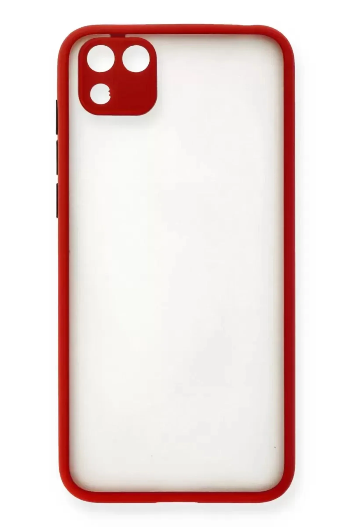 Newface Huawei Y5p Kılıf Montreal Silikon Kapak - Kırmızı
