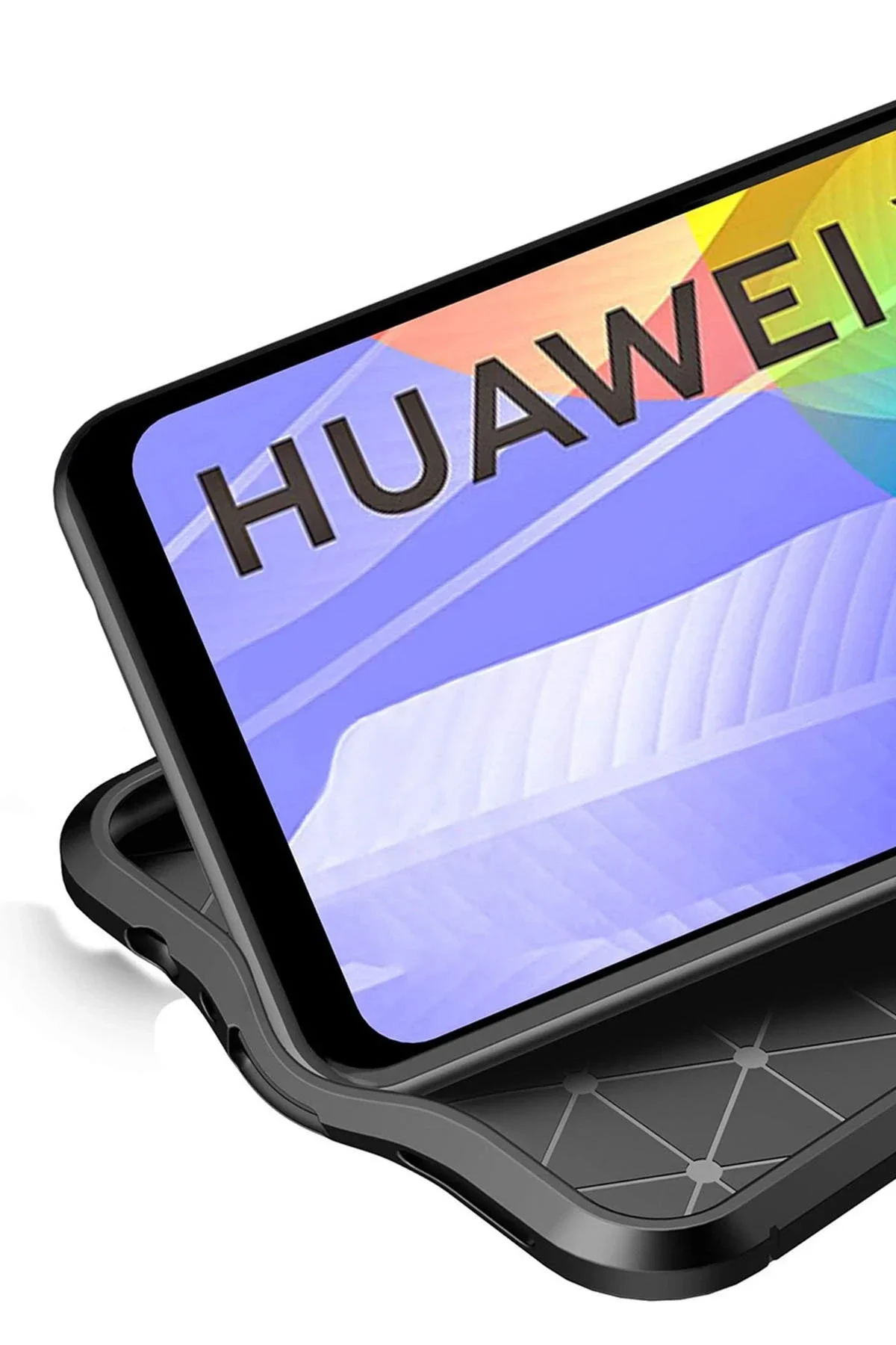 Newface Huawei Y6p Kılıf Auto Focus Kapak - Lacivert