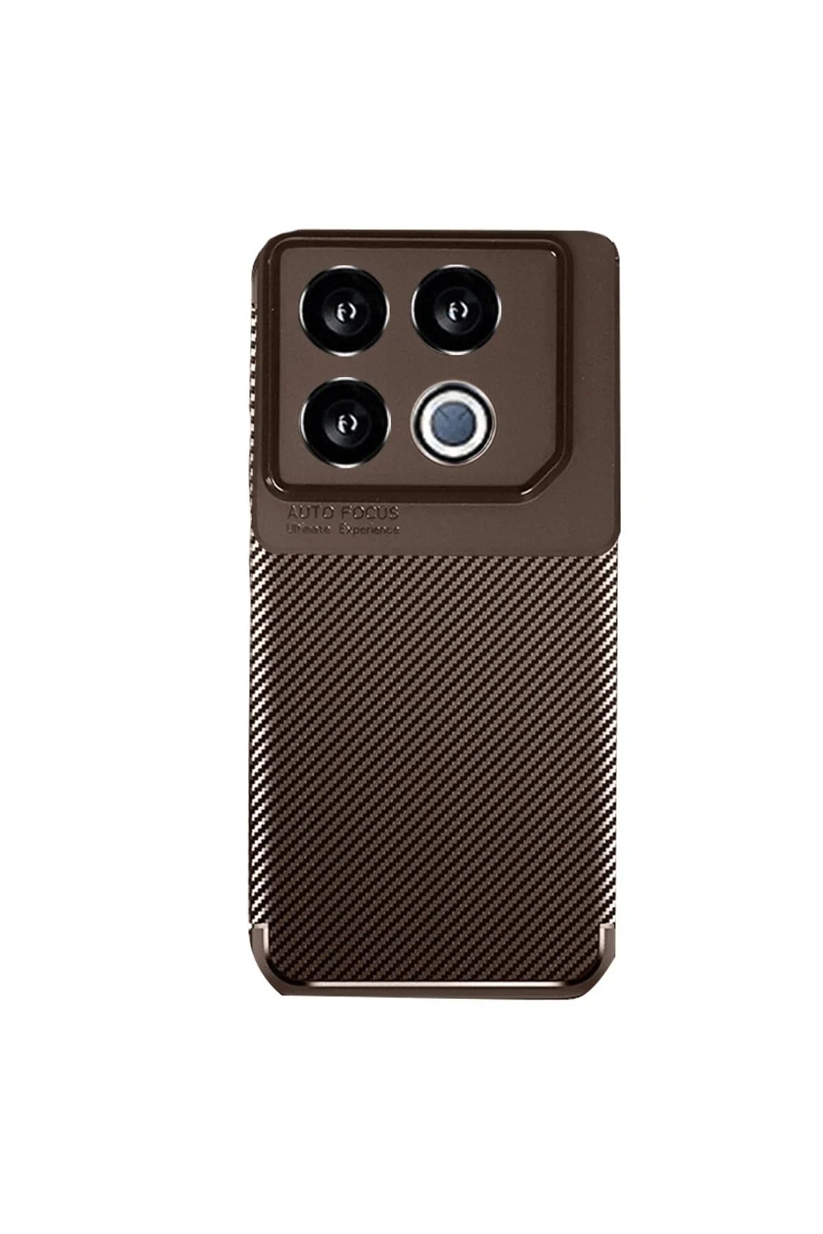 Newface İnfinix Gt 20 Pro Kılıf Auto Focus Karbon Kapak - Kahvere