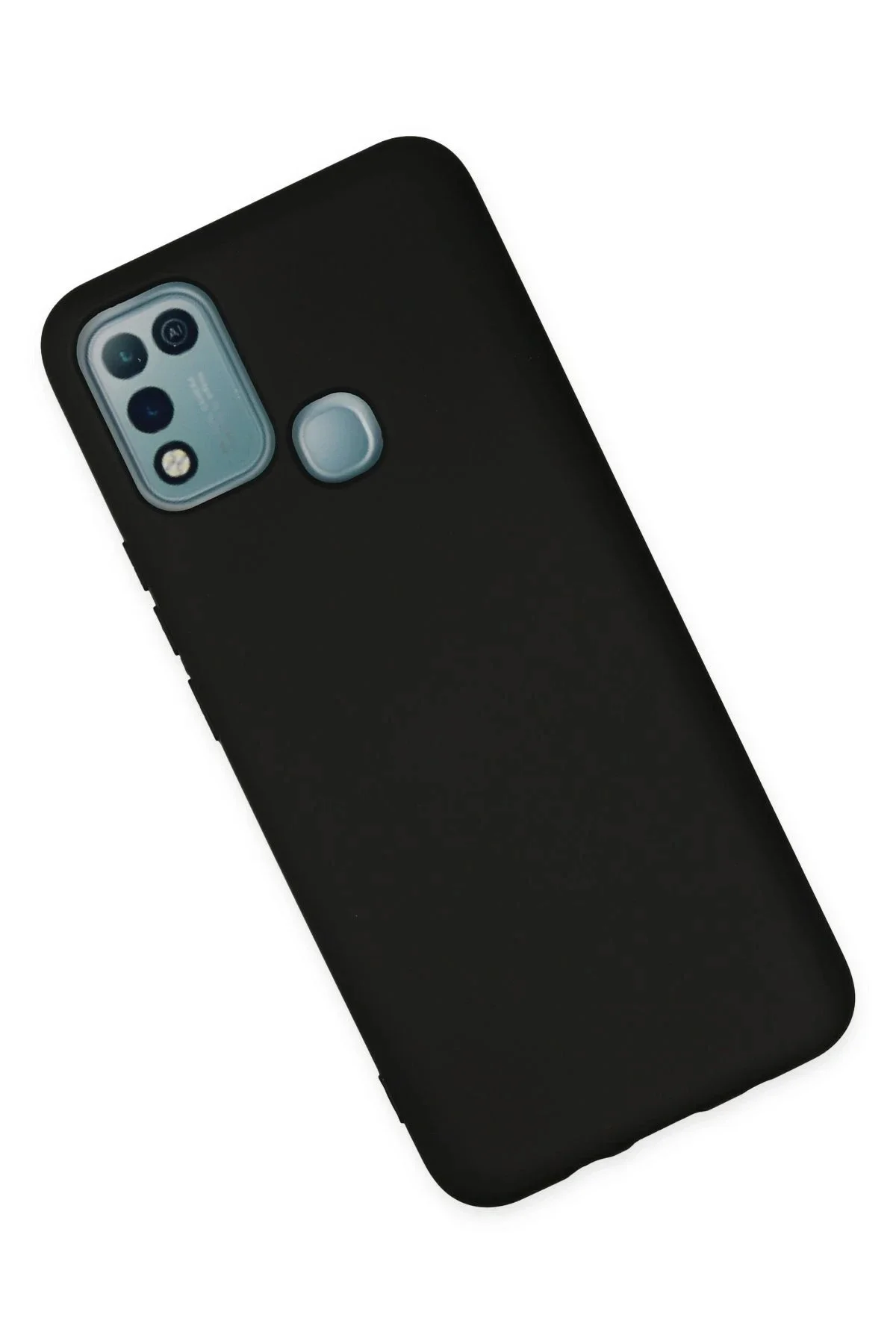 Newface İnfinix Hot 10 Play Kılıf Nano İçi Kadife Silikon - Siyah