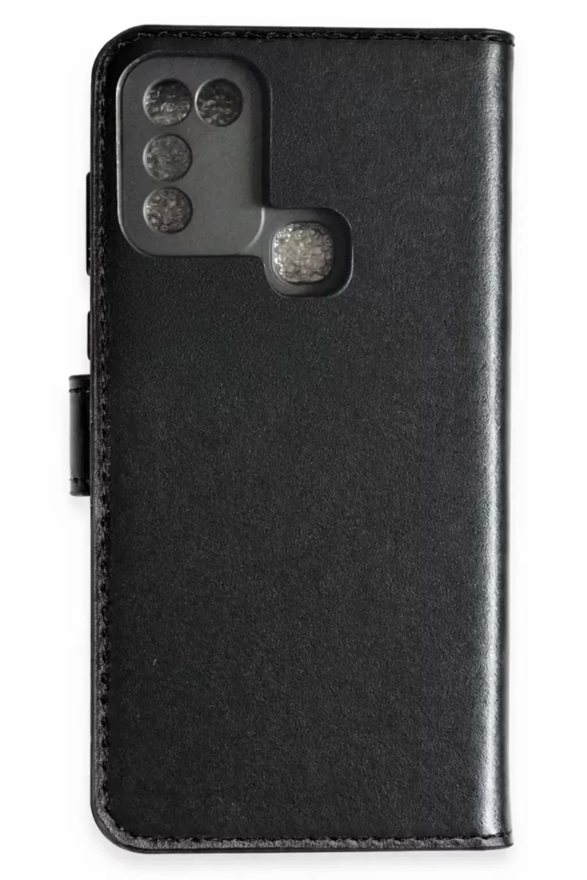 Newface İnfinix Hot 10 Play Kılıf Trend S Plus Kapaklı Kılıf - Siyah