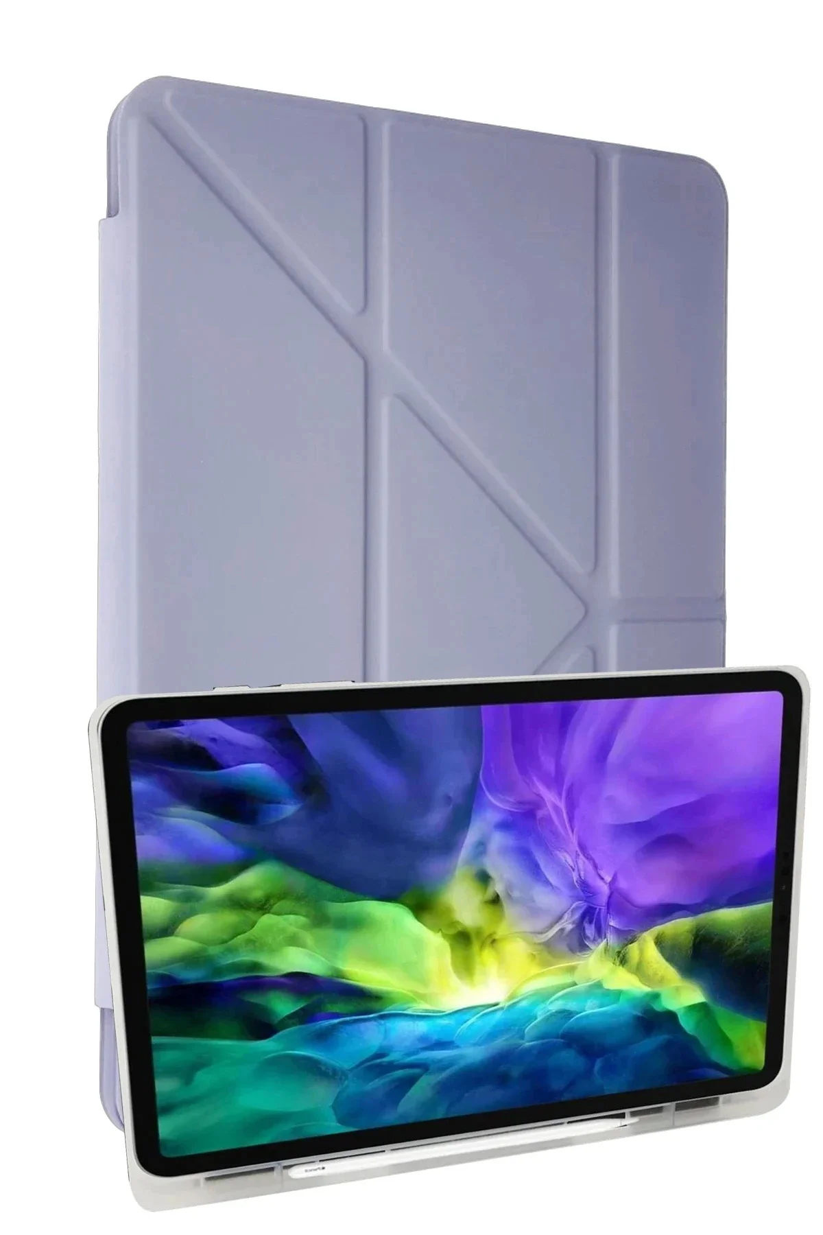 Newface İpad 10.2 (8.Nesil) Kılıf Kalemlikli Mars Tablet Kılıfı -