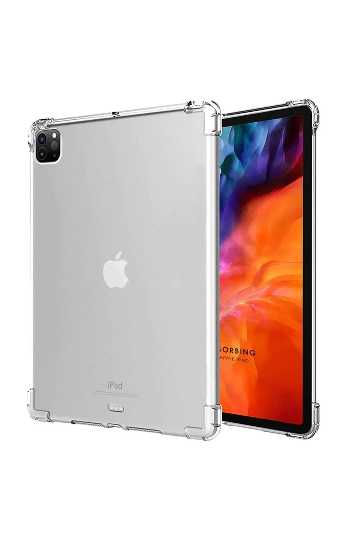 Newface İpad 11 (2018) Kılıf Anti Shock Tablet Silikon - Şeffaf