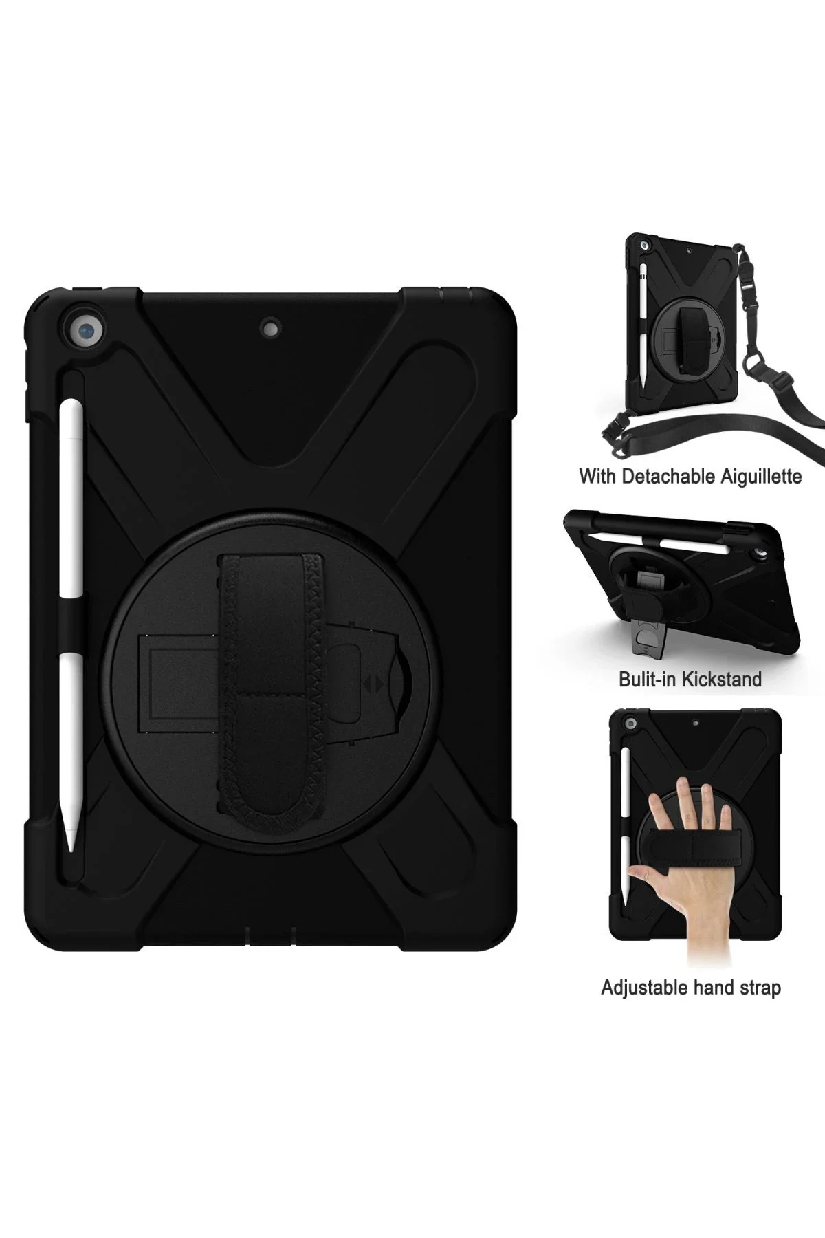Newface İpad 13 (2024) Kılıf Amazing Tablet Kapak - Siyah