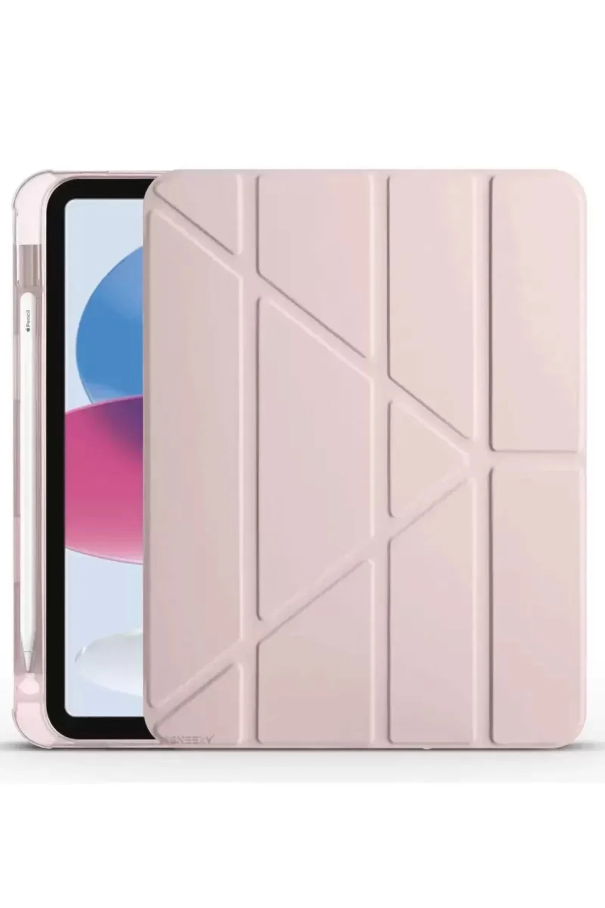 Newface İpad 2022 10.9 (10.nesil) Kılıf Kalemlikli Mars Tablet Kı