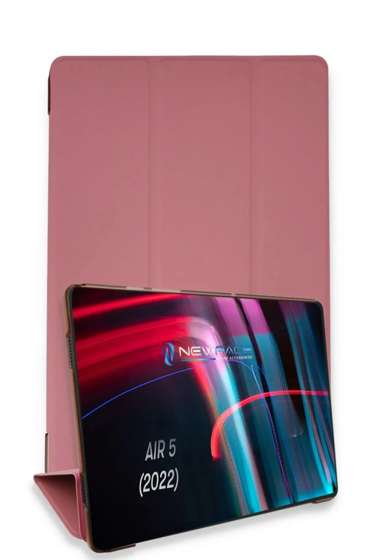 Newface İpad Air 5 (2022) Kılıf Tablet Smart Kılıf - Pembe