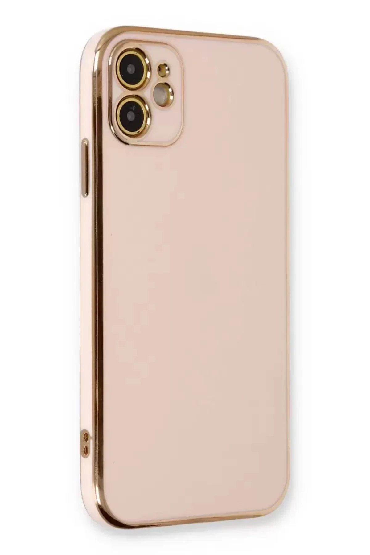 Newface İphone 11 Kılıf Volet Silikon - Pembe