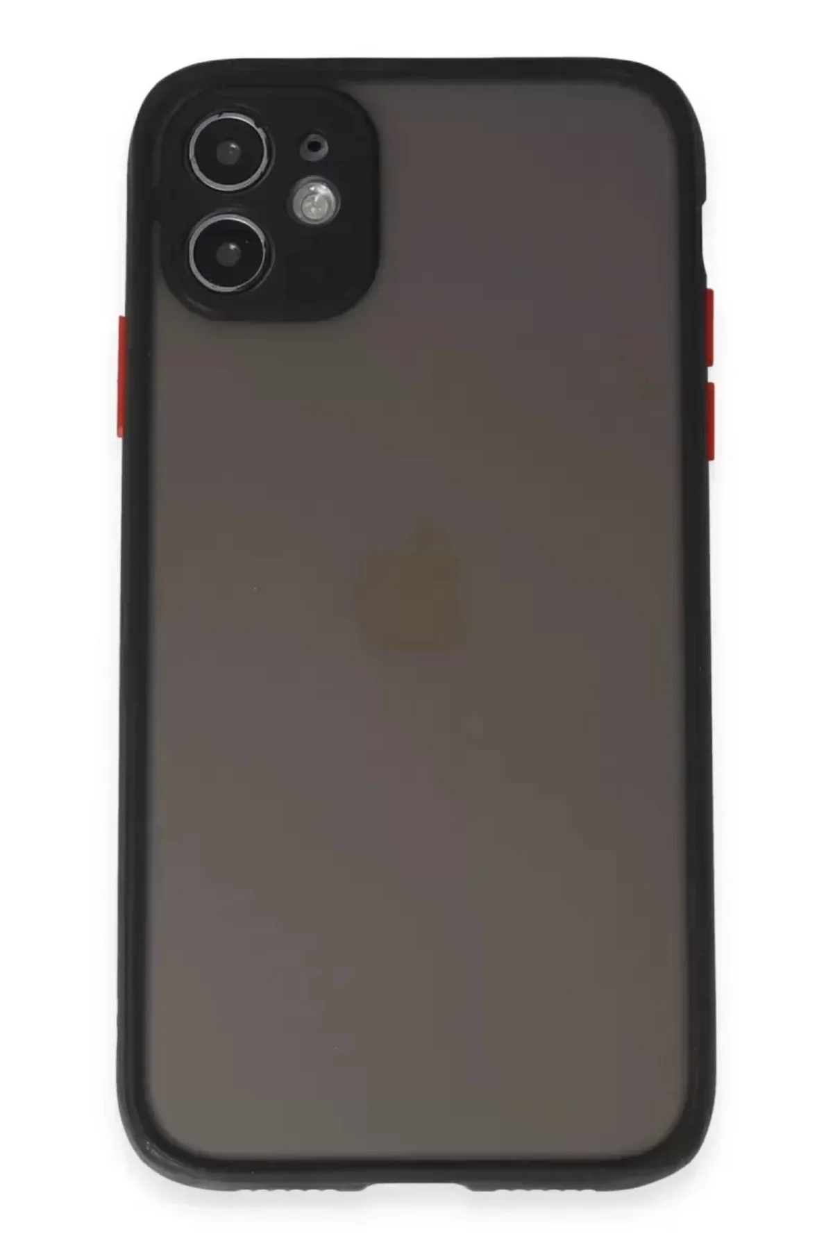 Newface İphone 11 Kılıf Montreal Silikon Kapak - Siyah