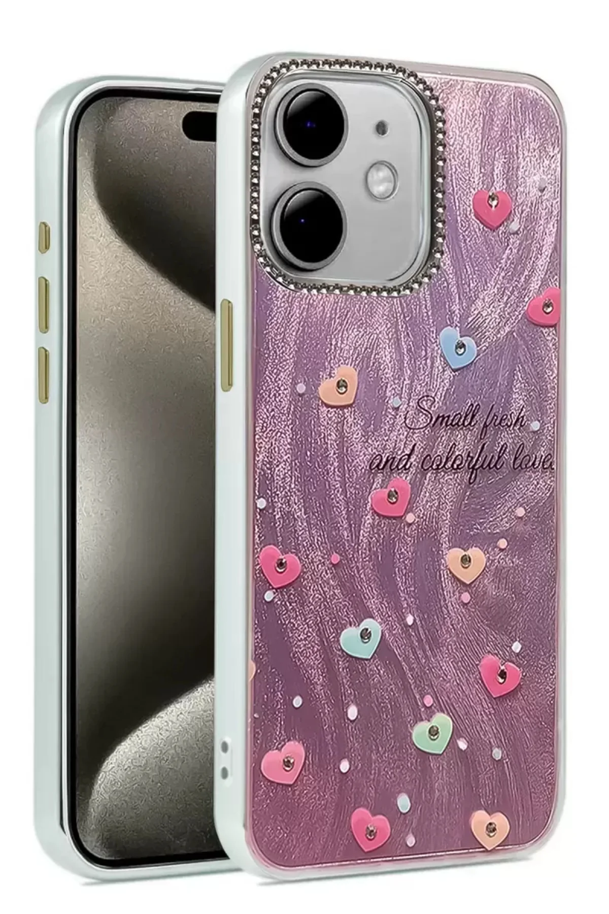 Newface İphone 11 Kılıf Blade Aynalı Desenli Kapak - Desen 8