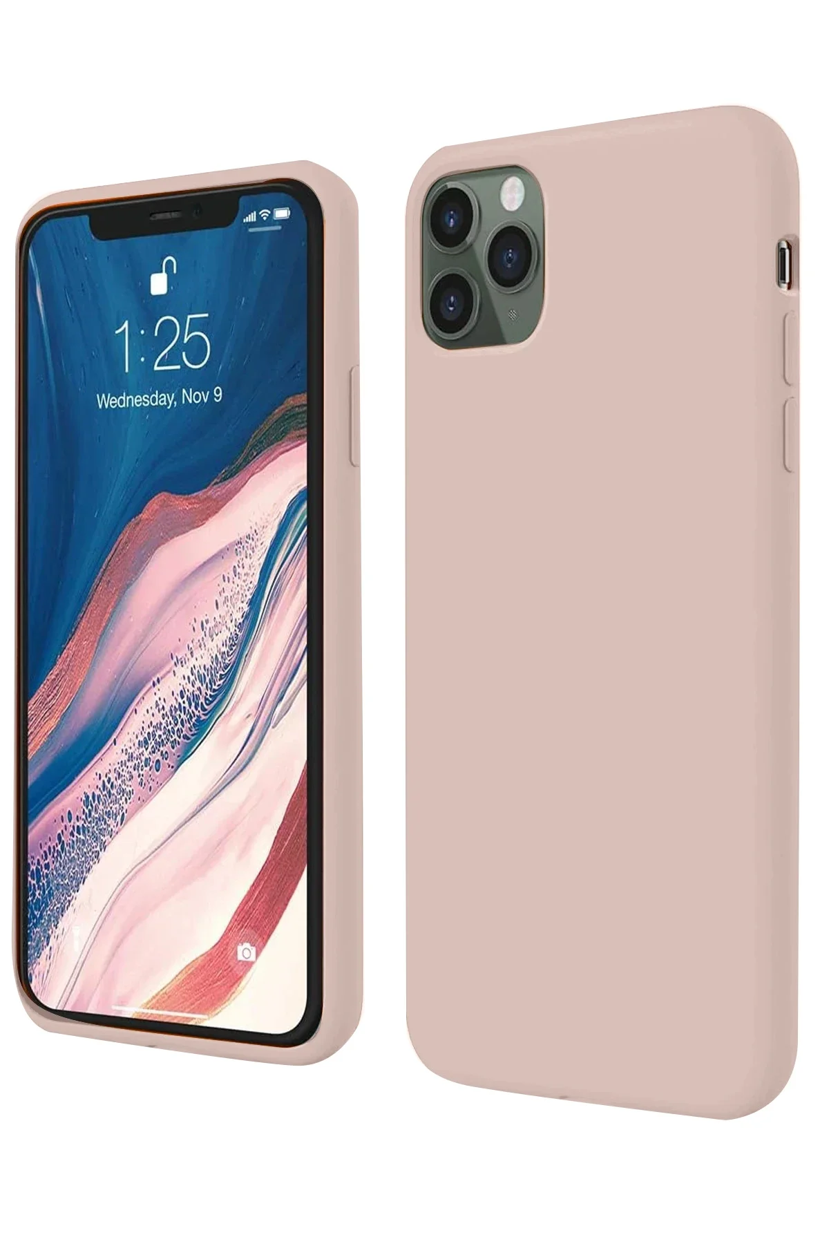 Newface İphone 11 Pro Kılıf First Silikon - Rose Gold