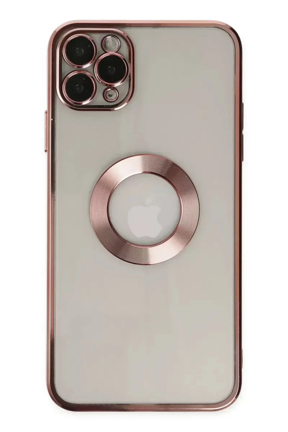 Newface İphone 11 Pro Kılıf Slot Silikon - Rose Gold