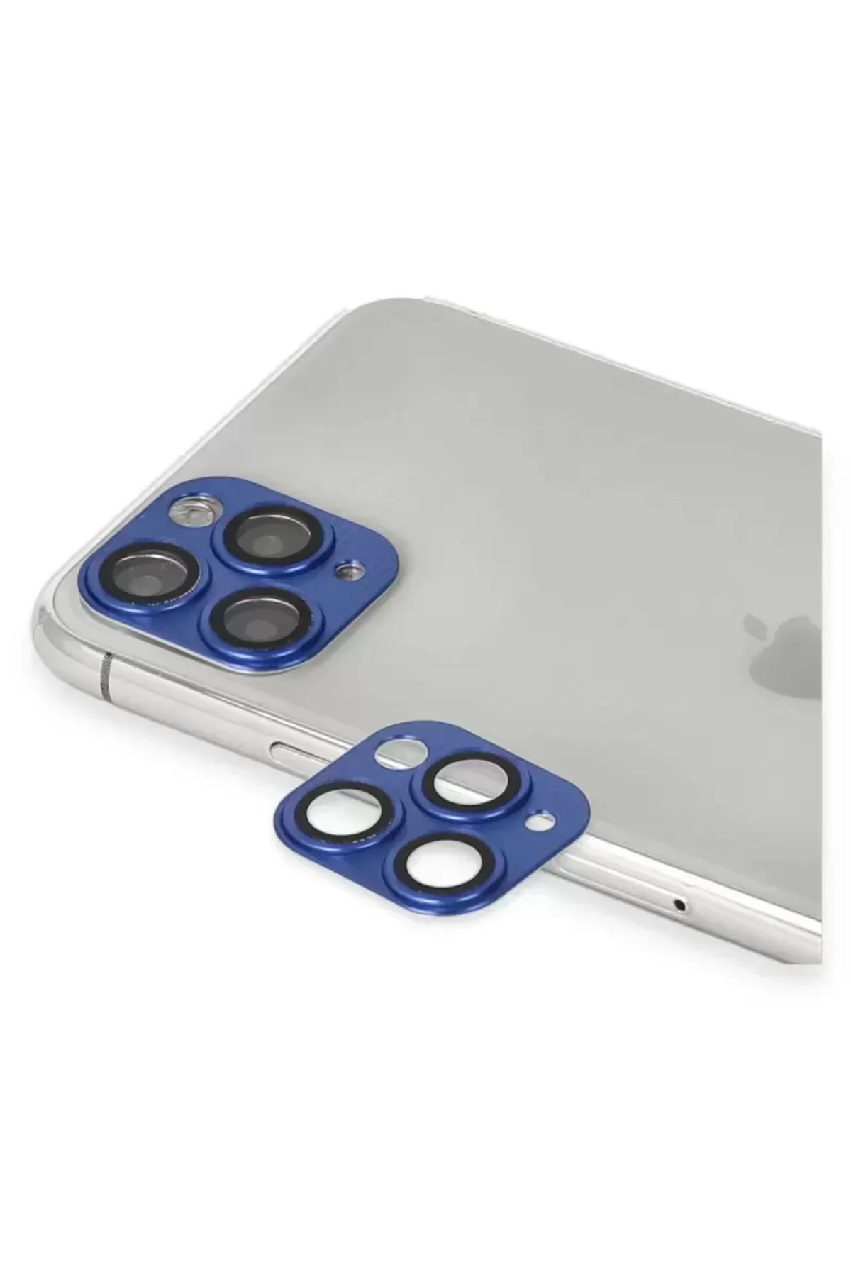 Newface İphone 11 Pro Max Pers Alüminyum Kamera Lens - Lacivert