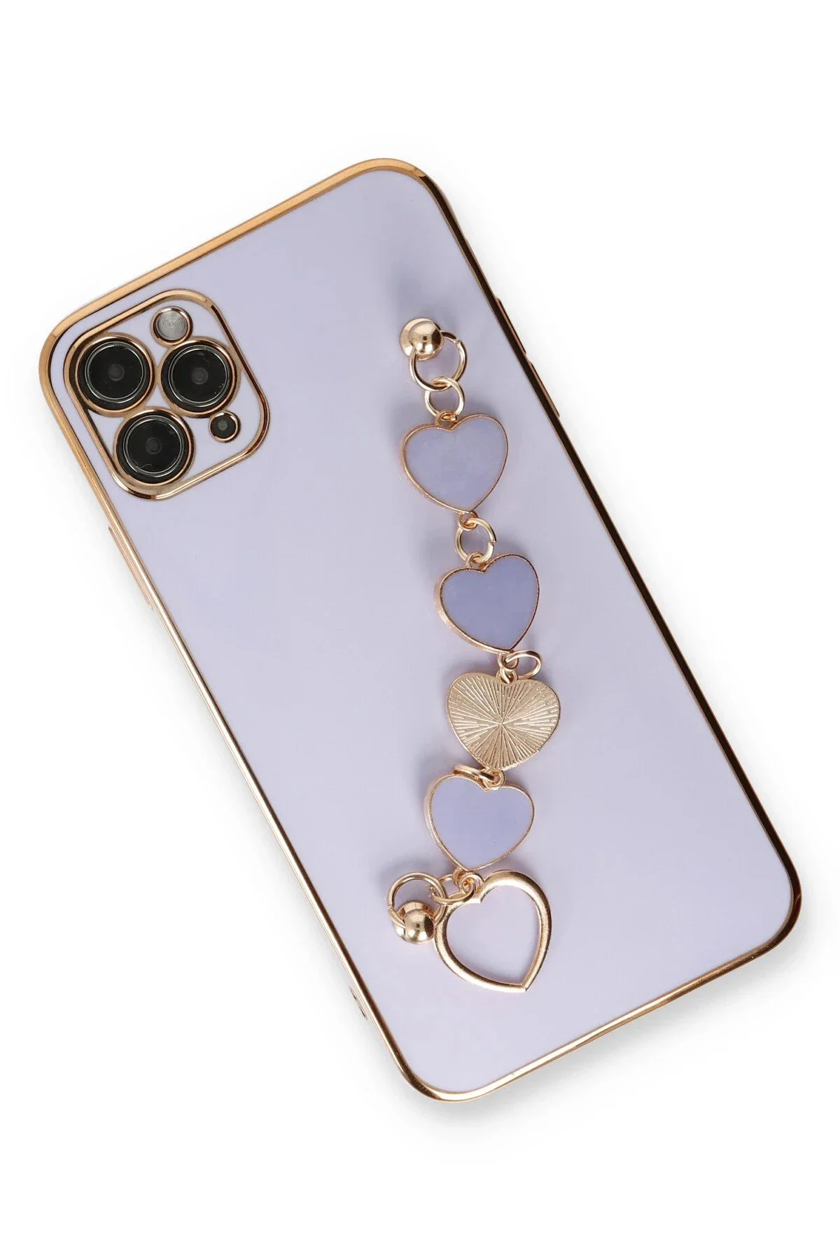 Newface İphone 11 Pro Max Kılıf Esila Silikon - Lila