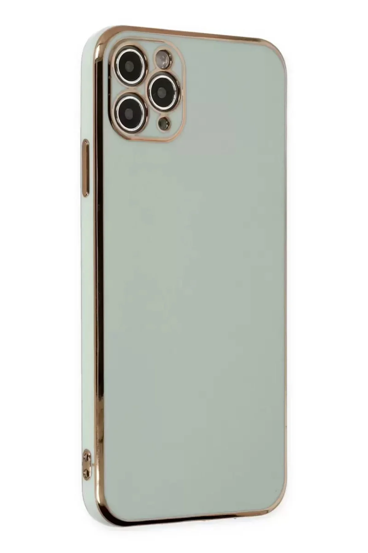 Newface İphone 11 Pro Max Kılıf Volet Silikon - Açık Yeşil