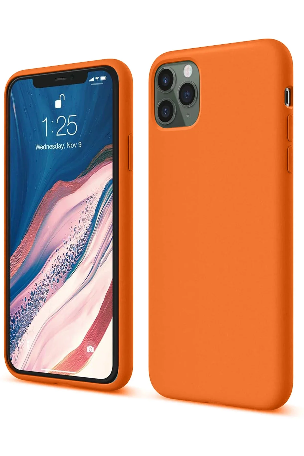 Newface İphone 11 Pro Kılıf First Silikon - Turuncu