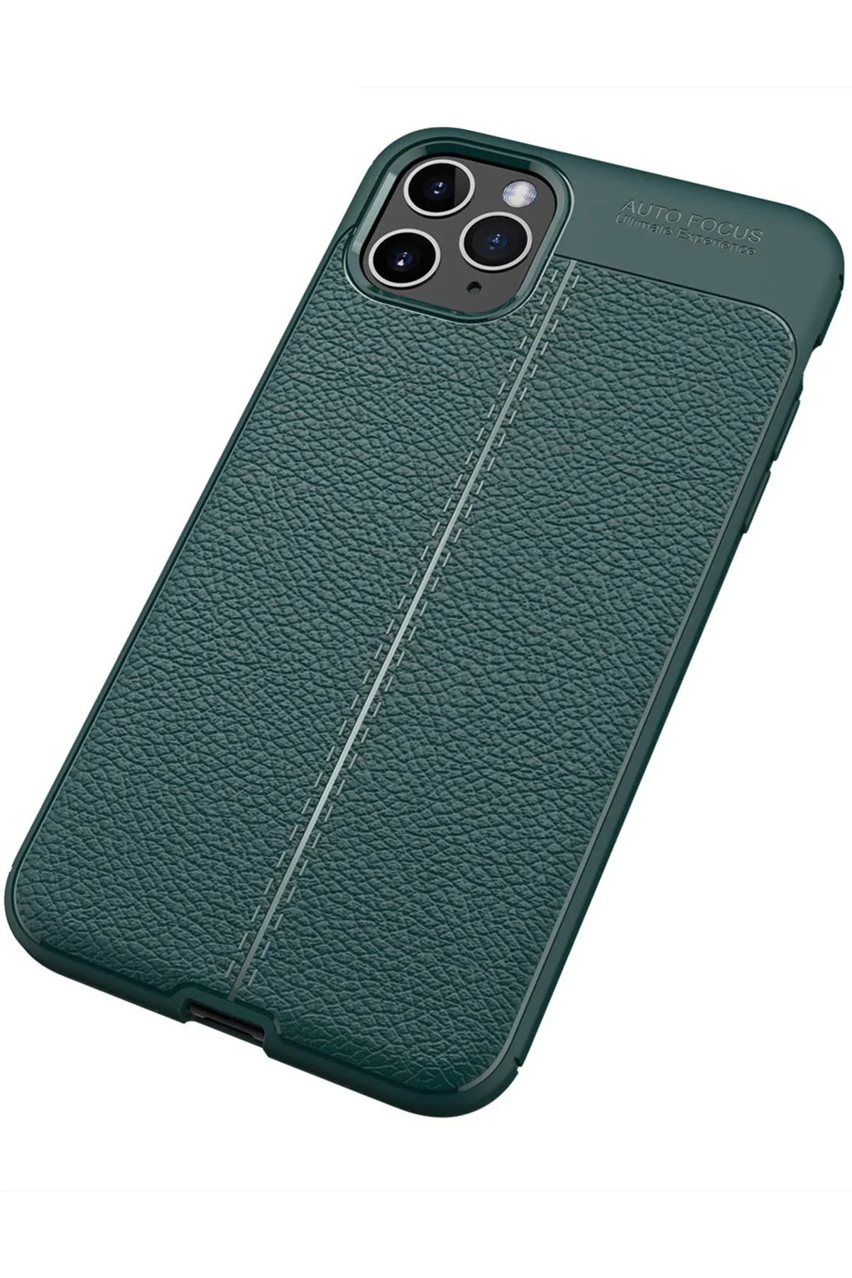 Newface İphone 11 Pro Max Kılıf Auto Focus Kapak - Yeşil