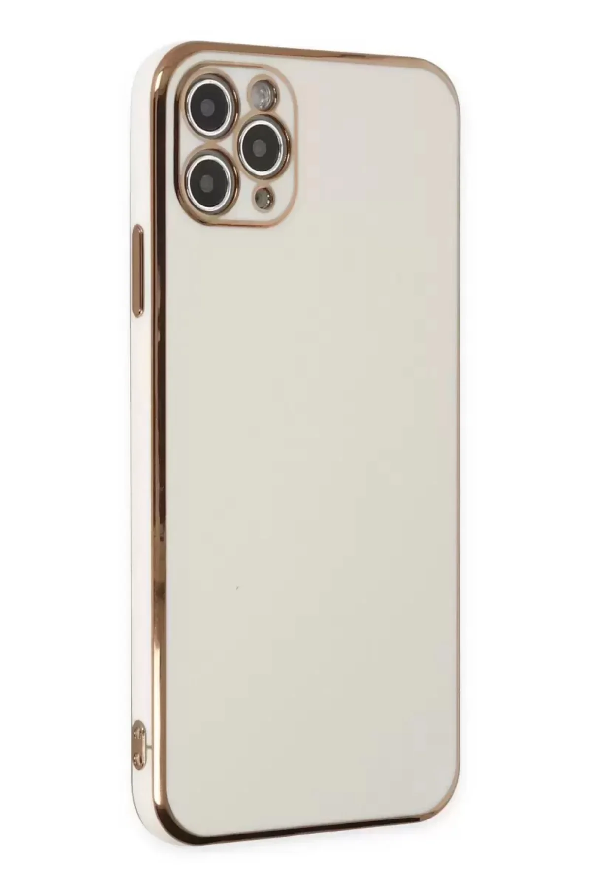 Newface İphone 11 Pro Max Kılıf Volet Silikon - Beyaz