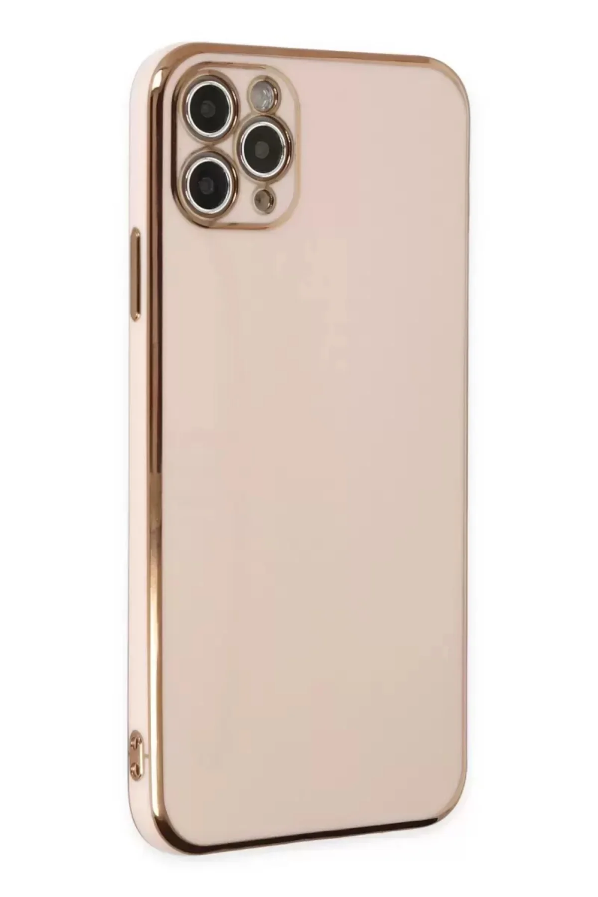 Newface İphone 11 Pro Max Kılıf Volet Silikon - Pembe
