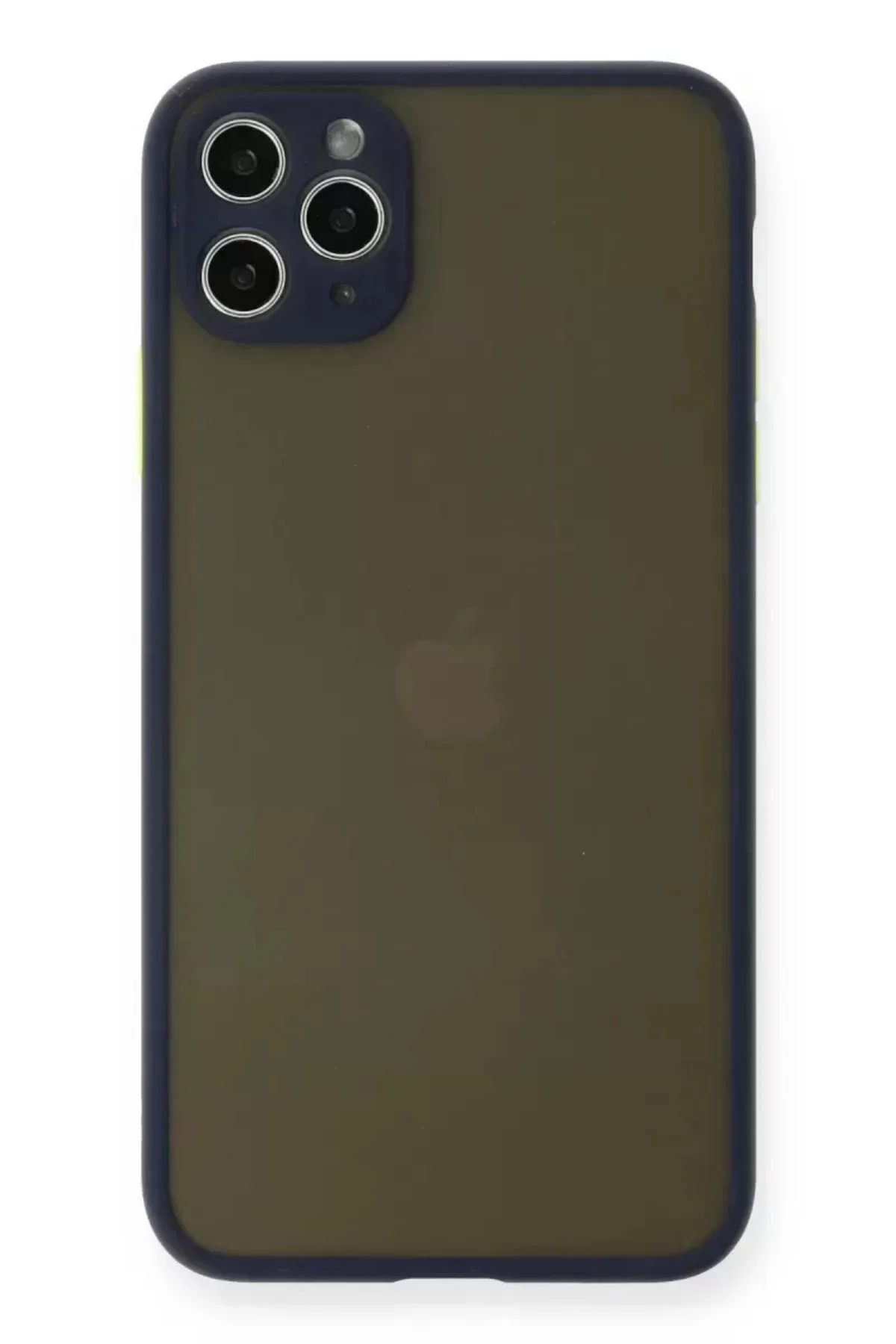Newface İphone 11 Pro Max Kılıf Montreal Silikon Kapak - Lacivert