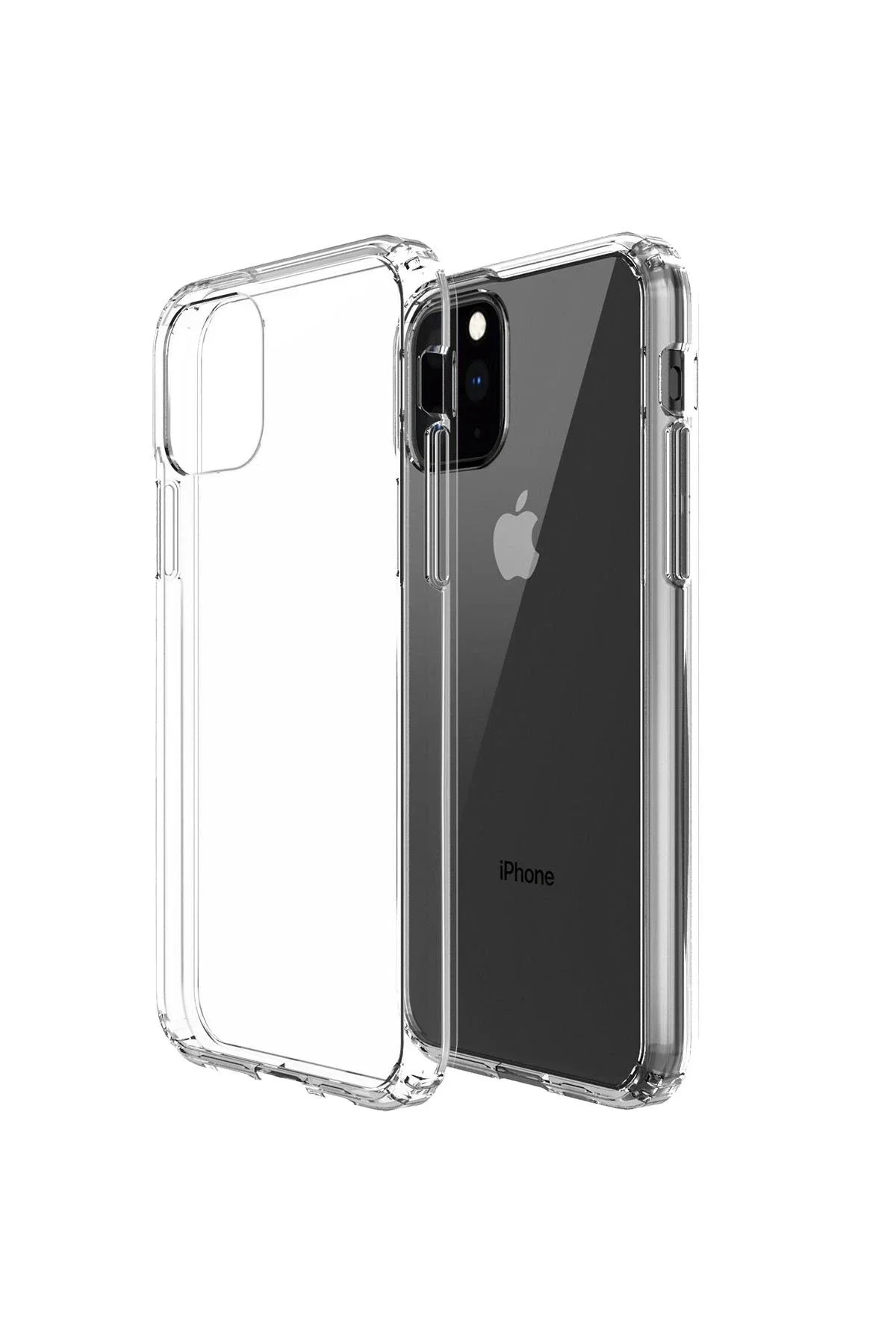 Newface İphone 11 Pro Max Kılıf Lüx Şeffaf Silikon