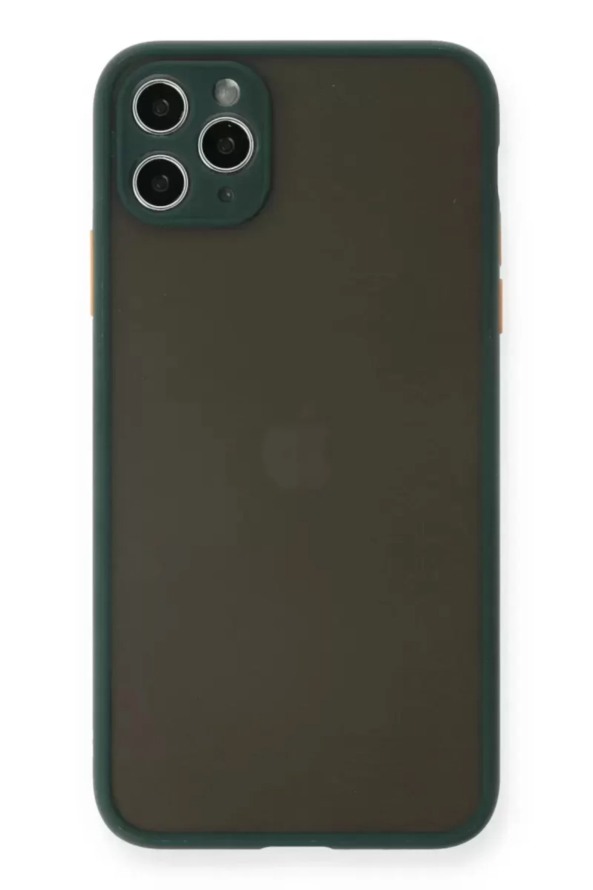 Newface İphone 11 Pro Max Kılıf Montreal Silikon Kapak - Yeşil
