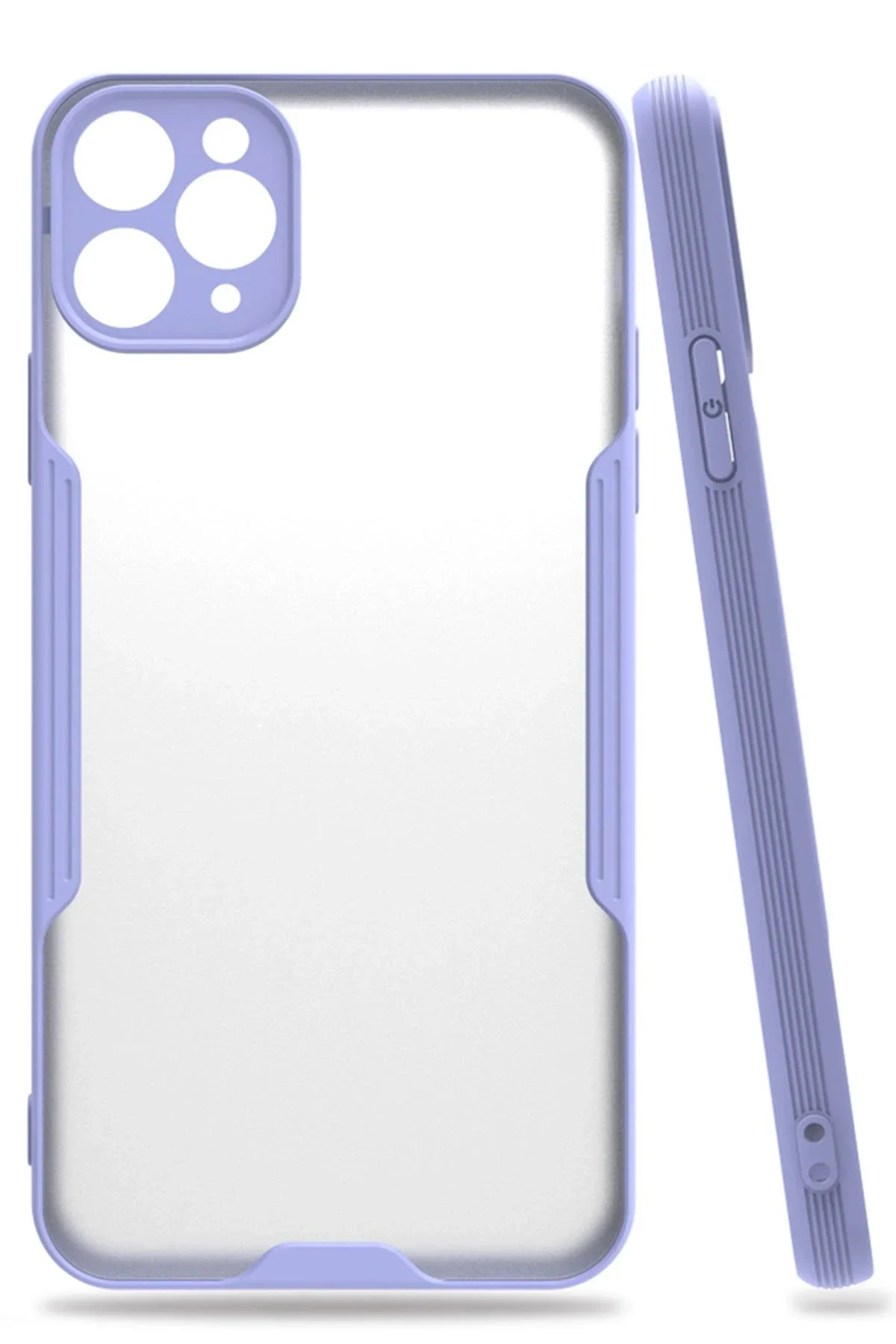 Newface İphone 11 Pro Kılıf Platin Silikon - Lila