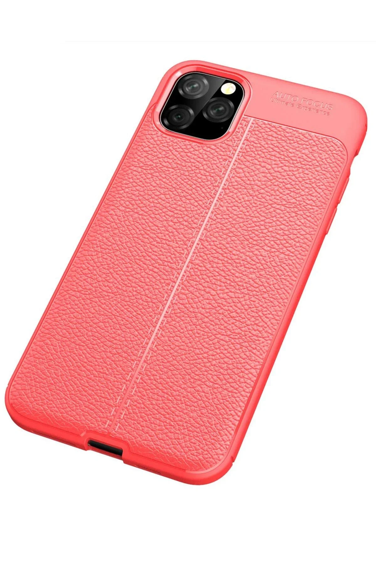 Newface İphone 11 Pro Kılıf Auto Focus Kapak - Kırmızı