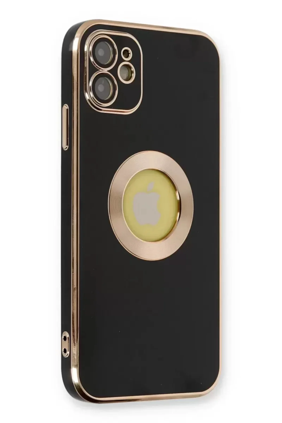 Newface İphone 12 Kılıf Store Silikon - Siyah