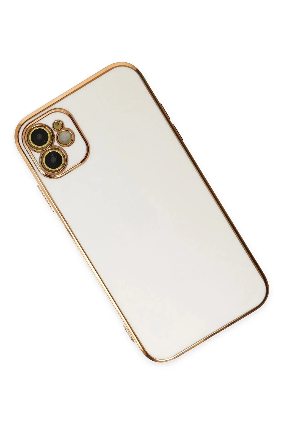 Newface İphone 12 Kılıf Volet Silikon - Beyaz