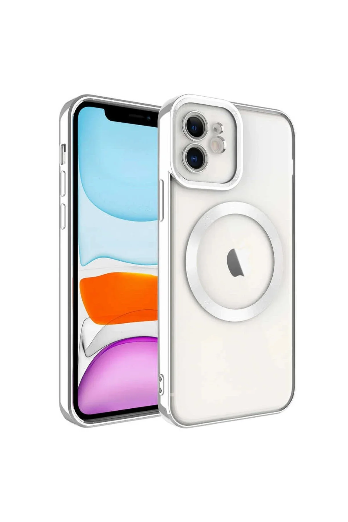 Newface İphone 12 Kılıf Kross Magneticsafe Kapak - Titan Gri