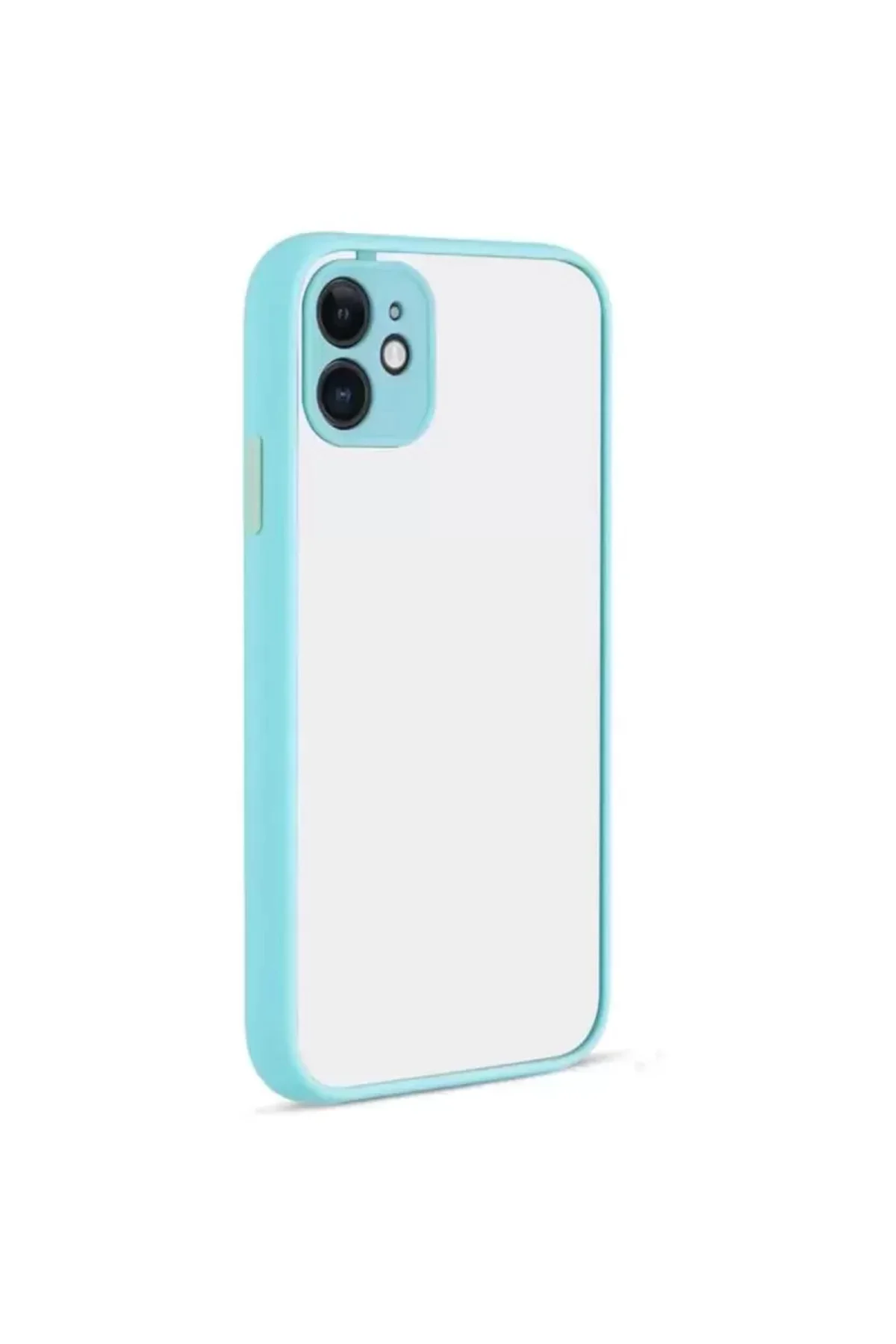 Newface İphone 12 Kılıf Montreal Silikon Kapak - Turkuaz