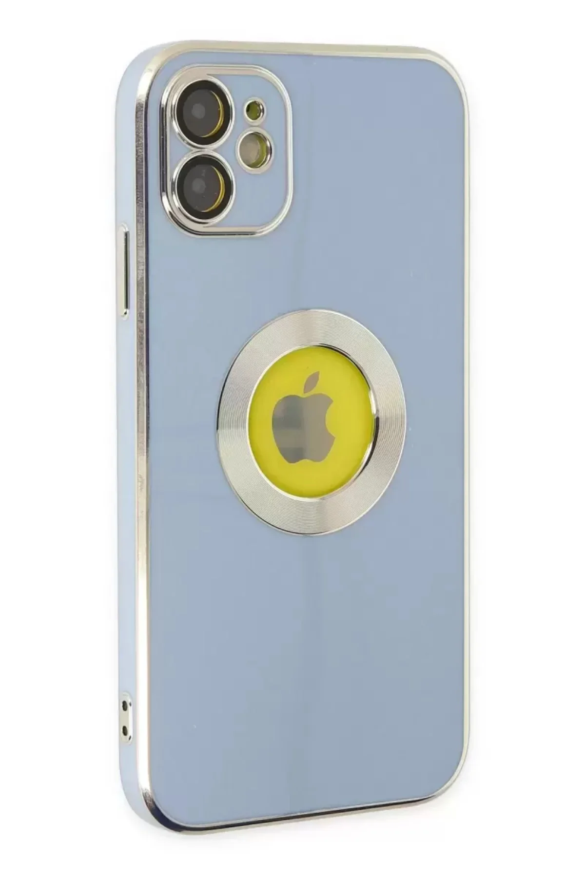 Newface İphone 12 Kılıf Store Silikon - Sierra Blue