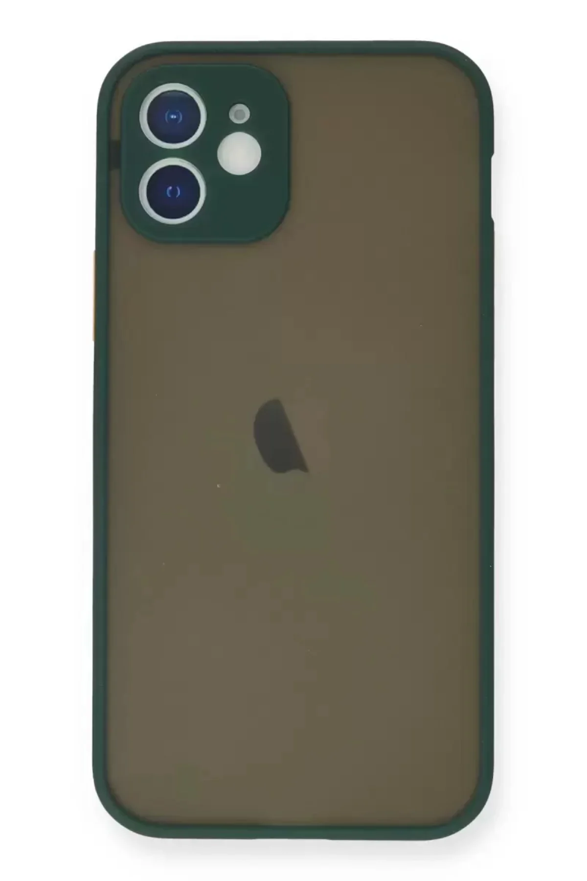 Newface İphone 12 Mini Kılıf Montreal Silikon Kapak - Yeşil