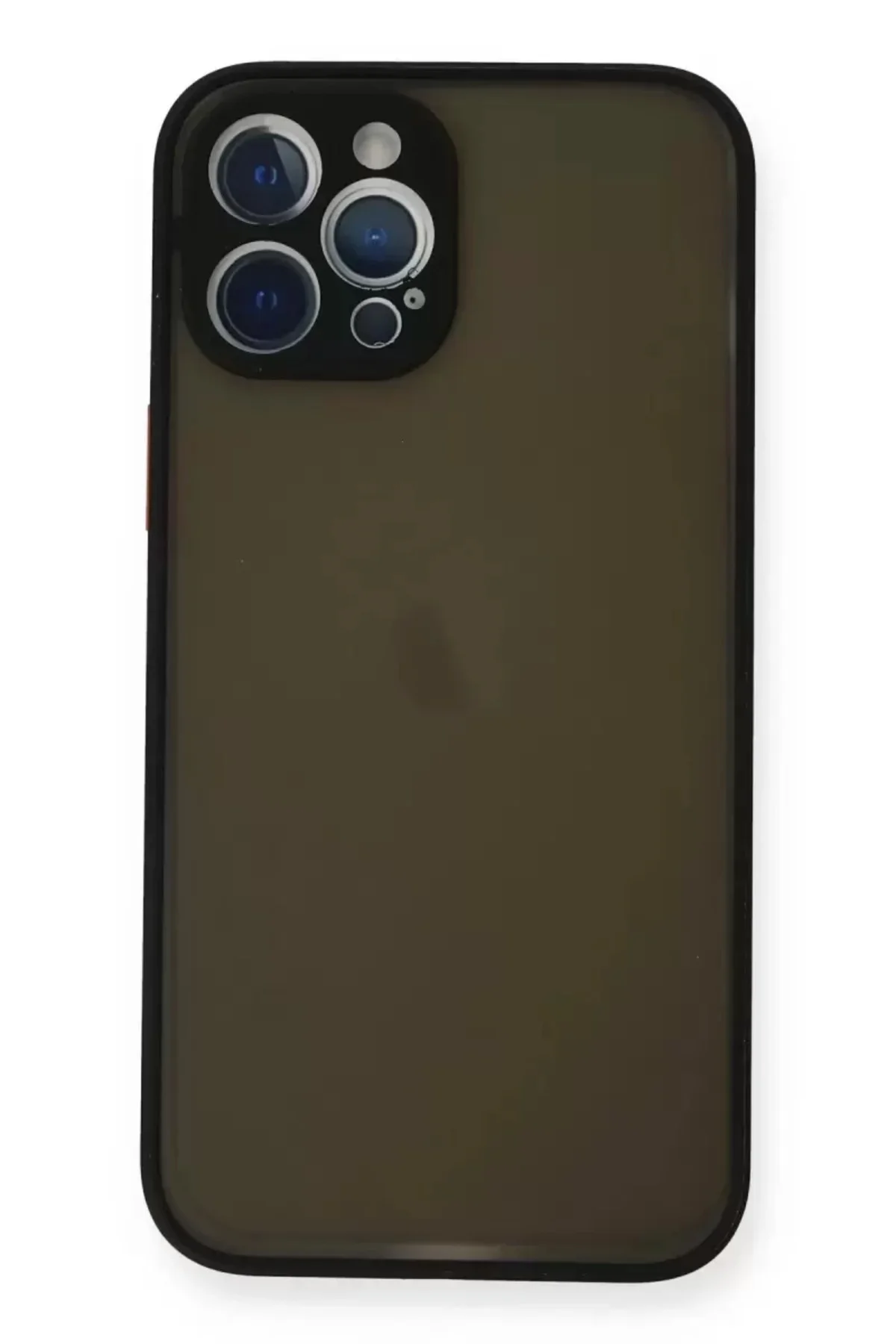 Newface İphone 12 Pro Kılıf Montreal Silikon Kapak - Siyah