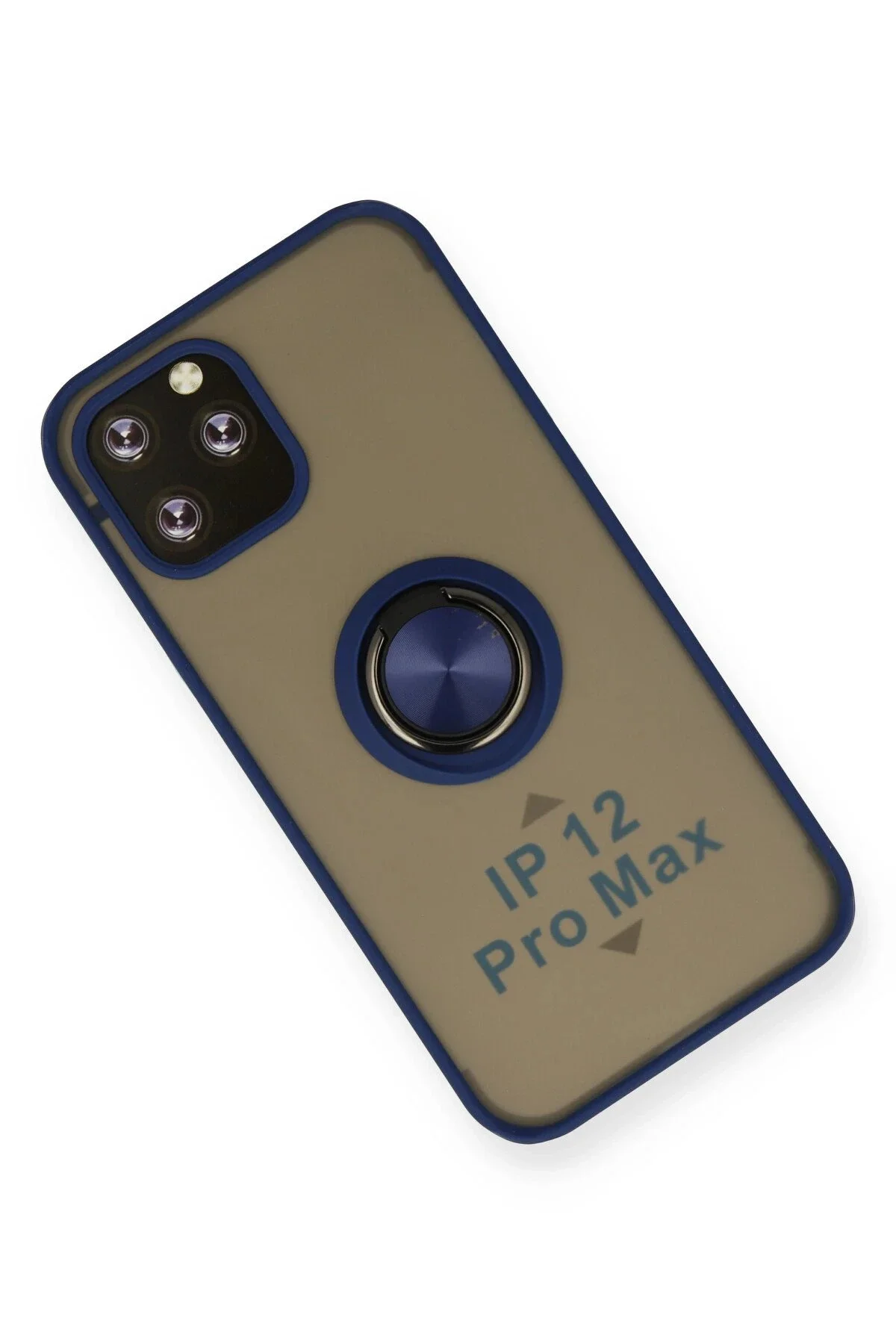 Newface İphone 12 Pro Kılıf Montreal Yüzüklü Silikon Kapak - Laci