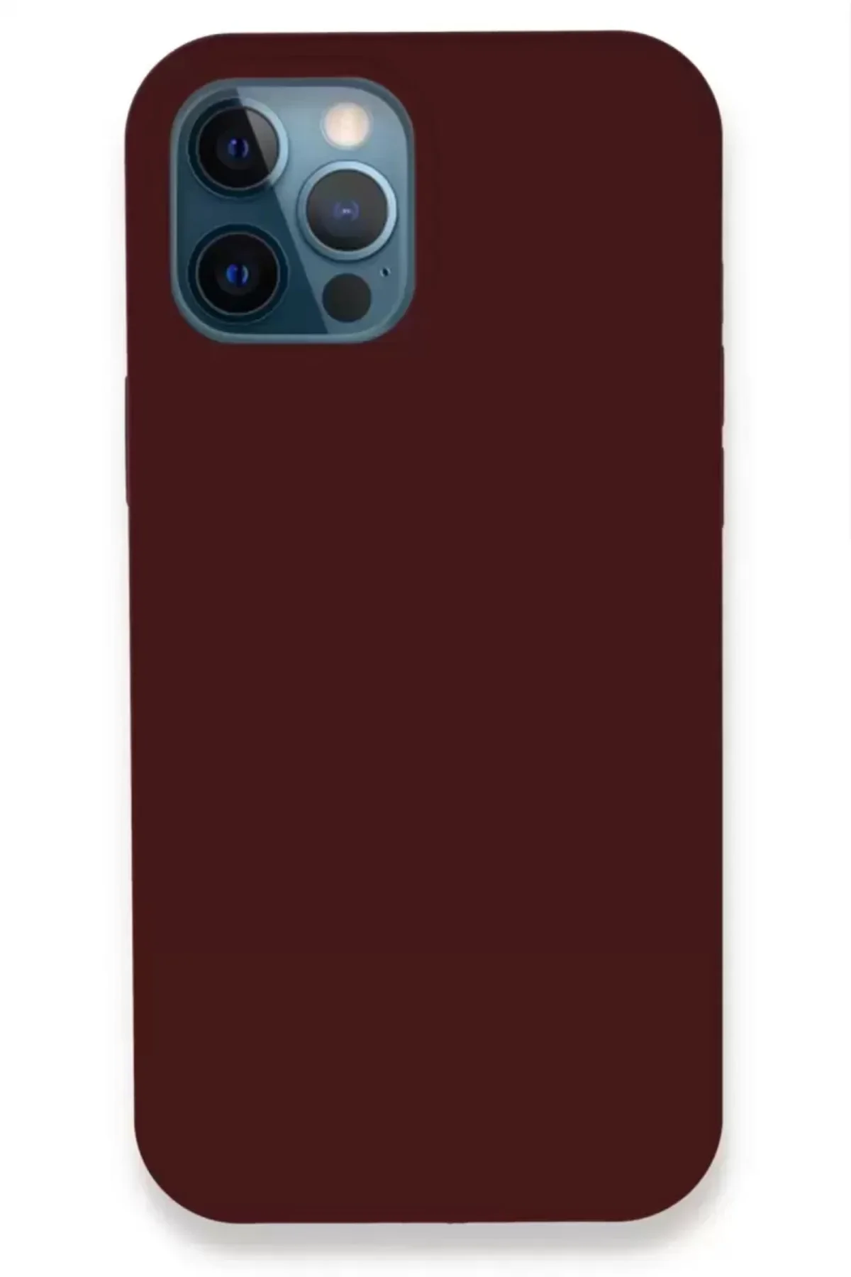 Newface İphone 12 Pro Kılıf Lansman Legant Silikon - Bordo