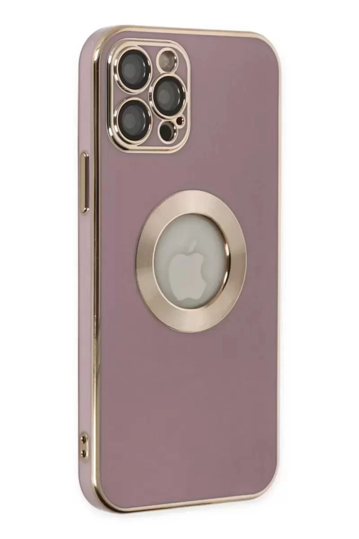 Newface İphone 12 Pro Kılıf Store Silikon - Mor