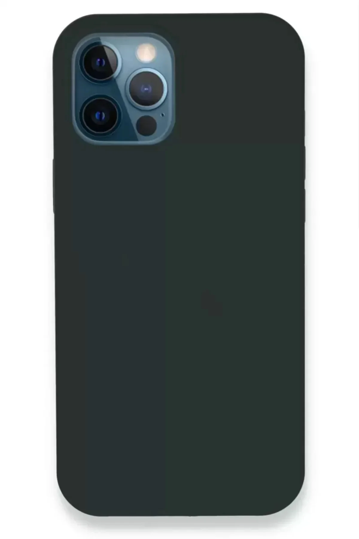 Newface İphone 12 Pro Kılıf Lansman Legant Silikon - Koyu Yeşil