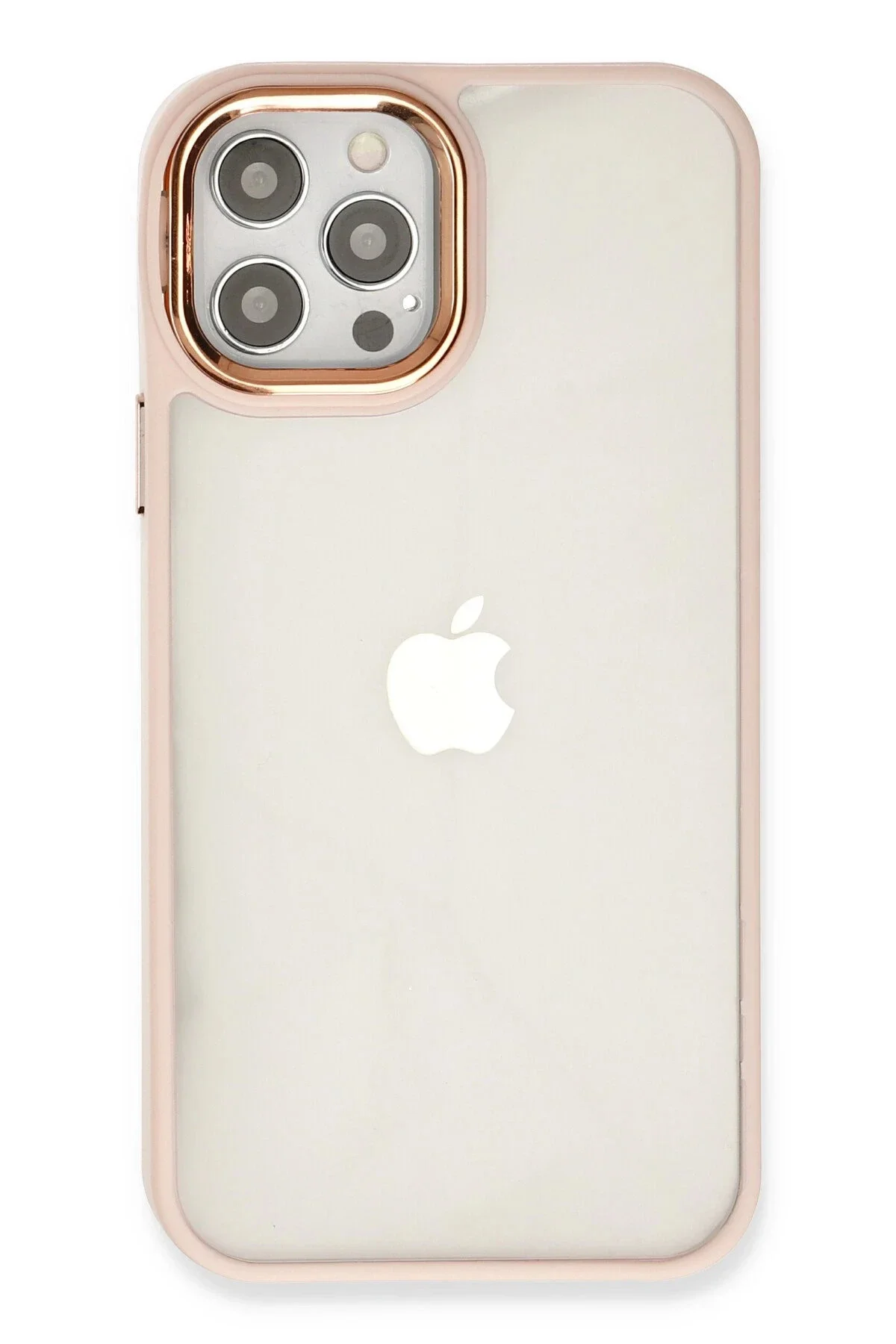 Newface İphone 12 Pro Max Kılıf Dora Kapak - Pudra